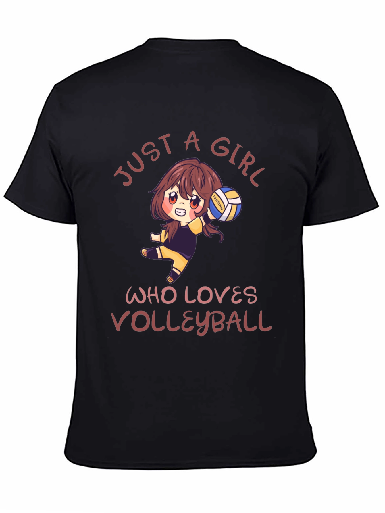 Volleyball Lover Tee: Just A Girl Who Loves Volleyball