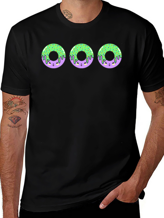 Fun Donut Graphic Tee - Trendy Casual T-Shirt