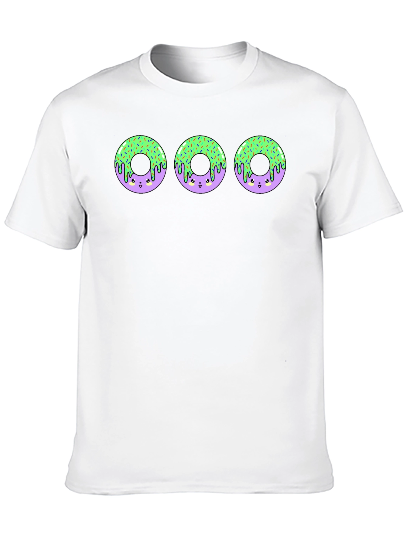 Fun Donut Graphic Tee - Trendy Casual T-Shirt