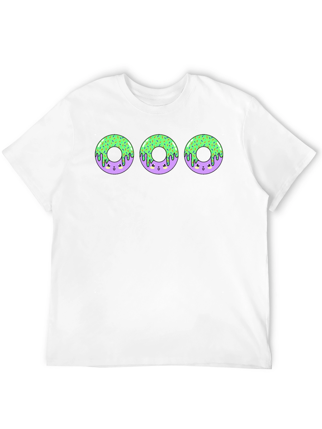 Fun Donut Graphic Tee - Trendy Casual T-Shirt