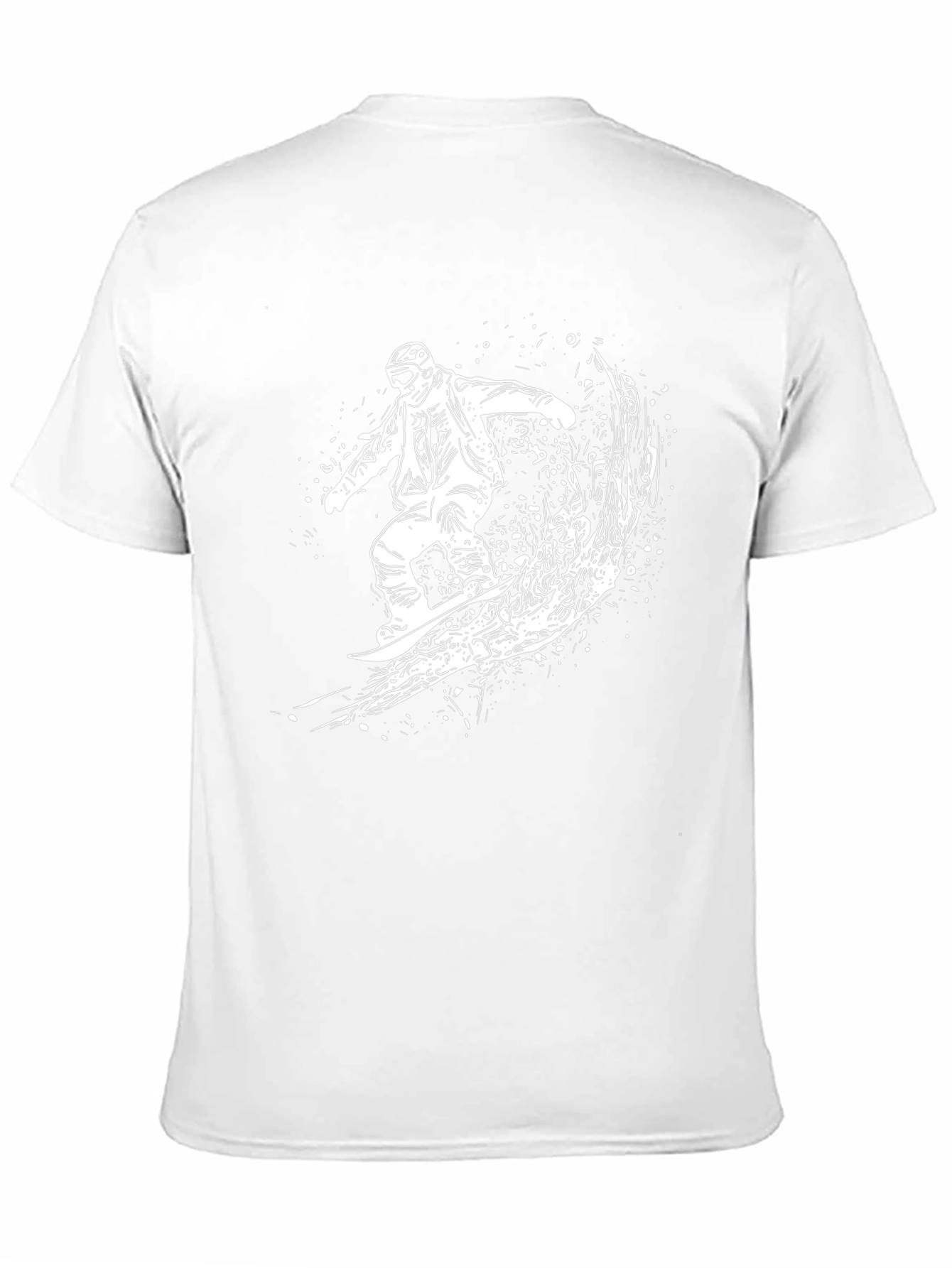 Snowboarder Graphic Tee - Black