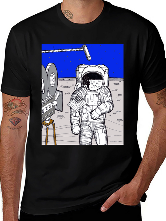 Conspiracy Moon Landing Tee