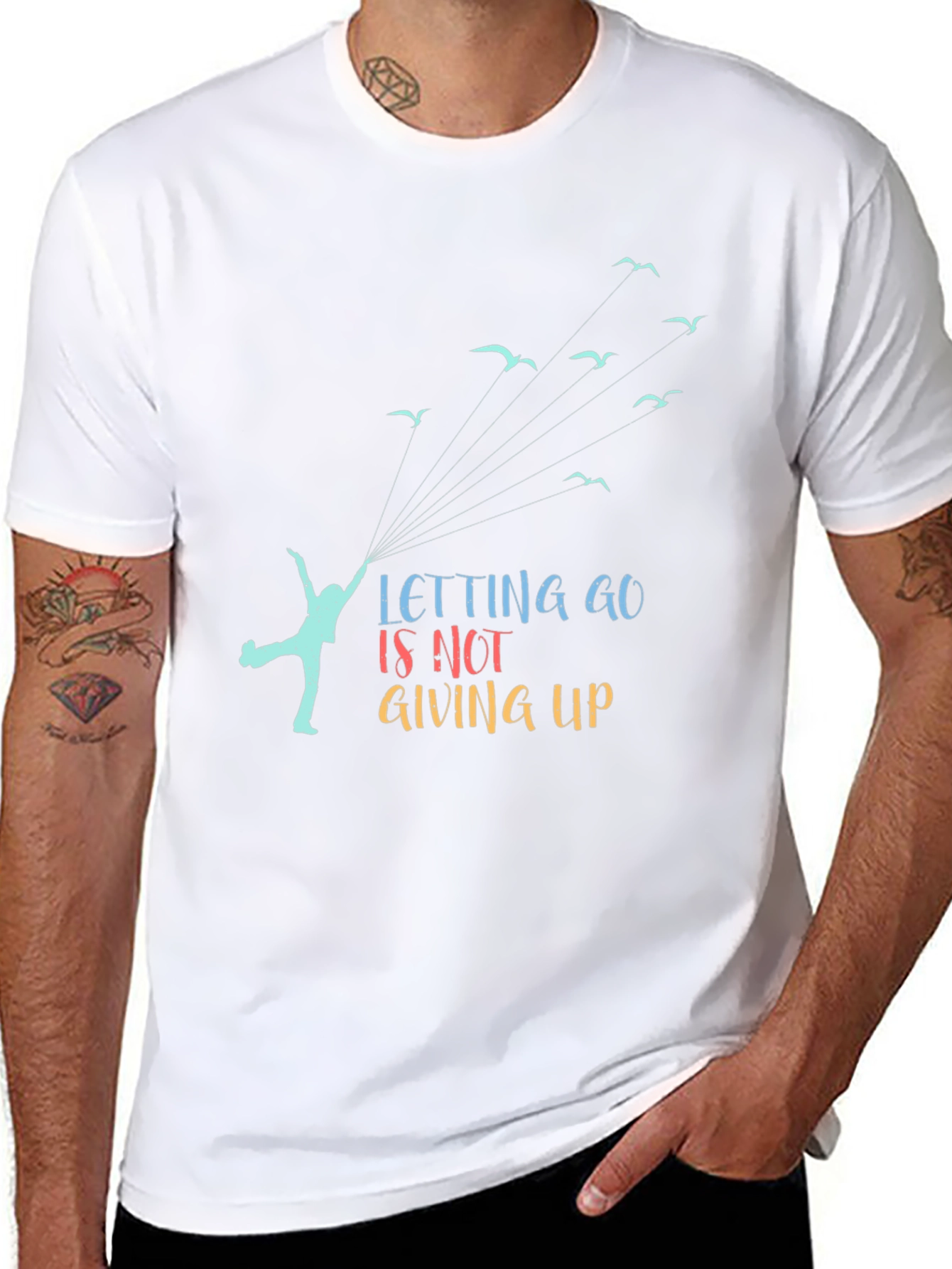 Letting Go T-Shirt: Inspiring Graphic Tee