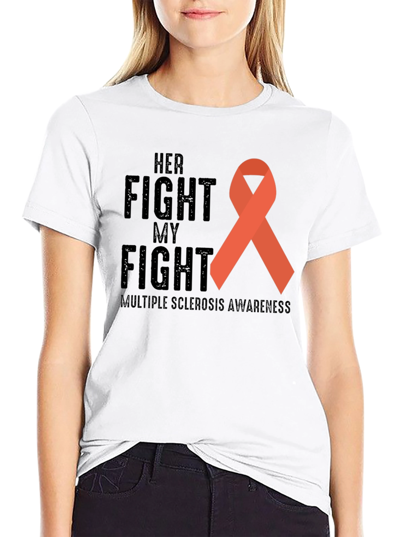 MS Awareness T-Shirt: Her Fight My Fight