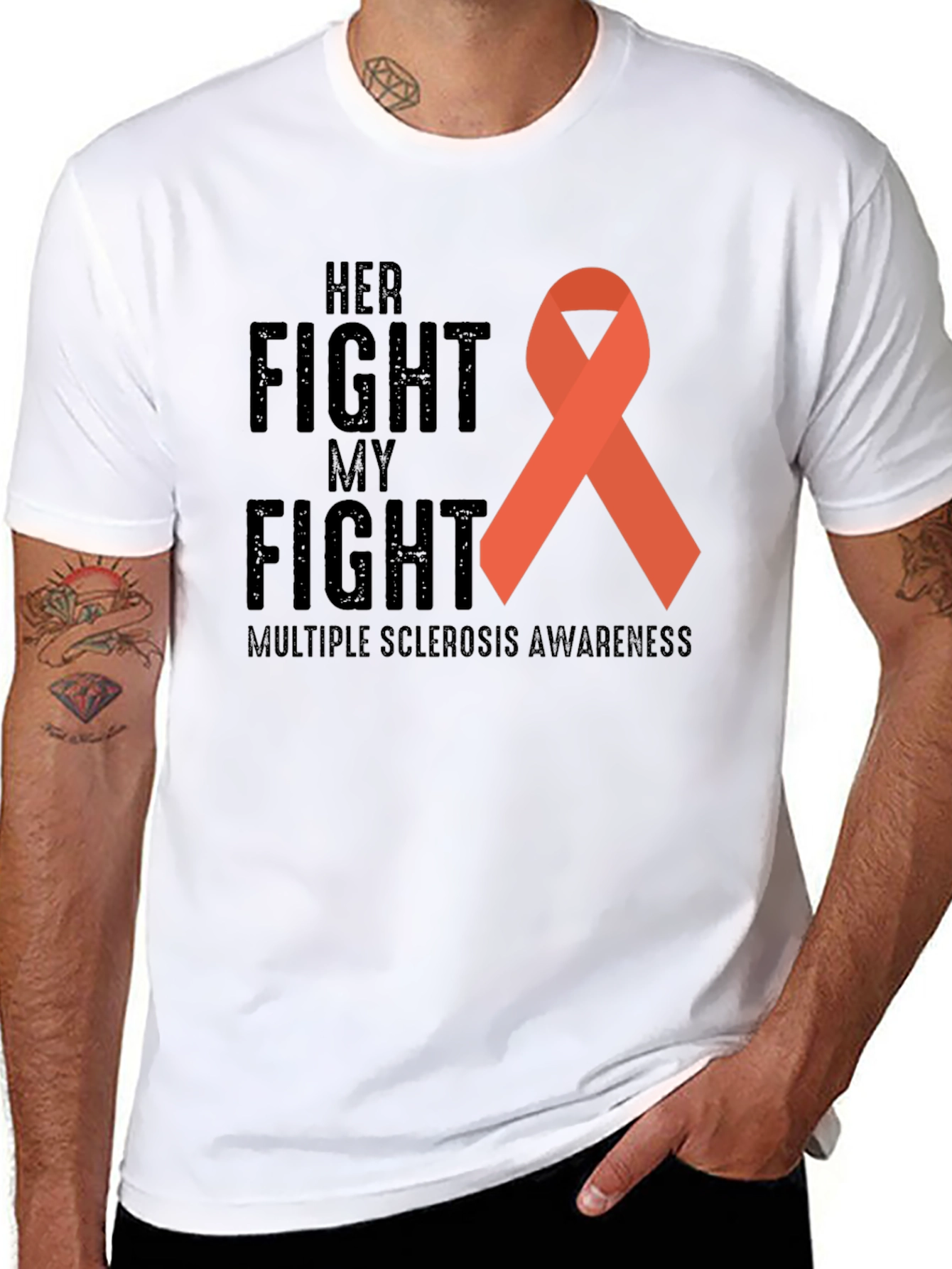 MS Awareness T-Shirt: Her Fight My Fight