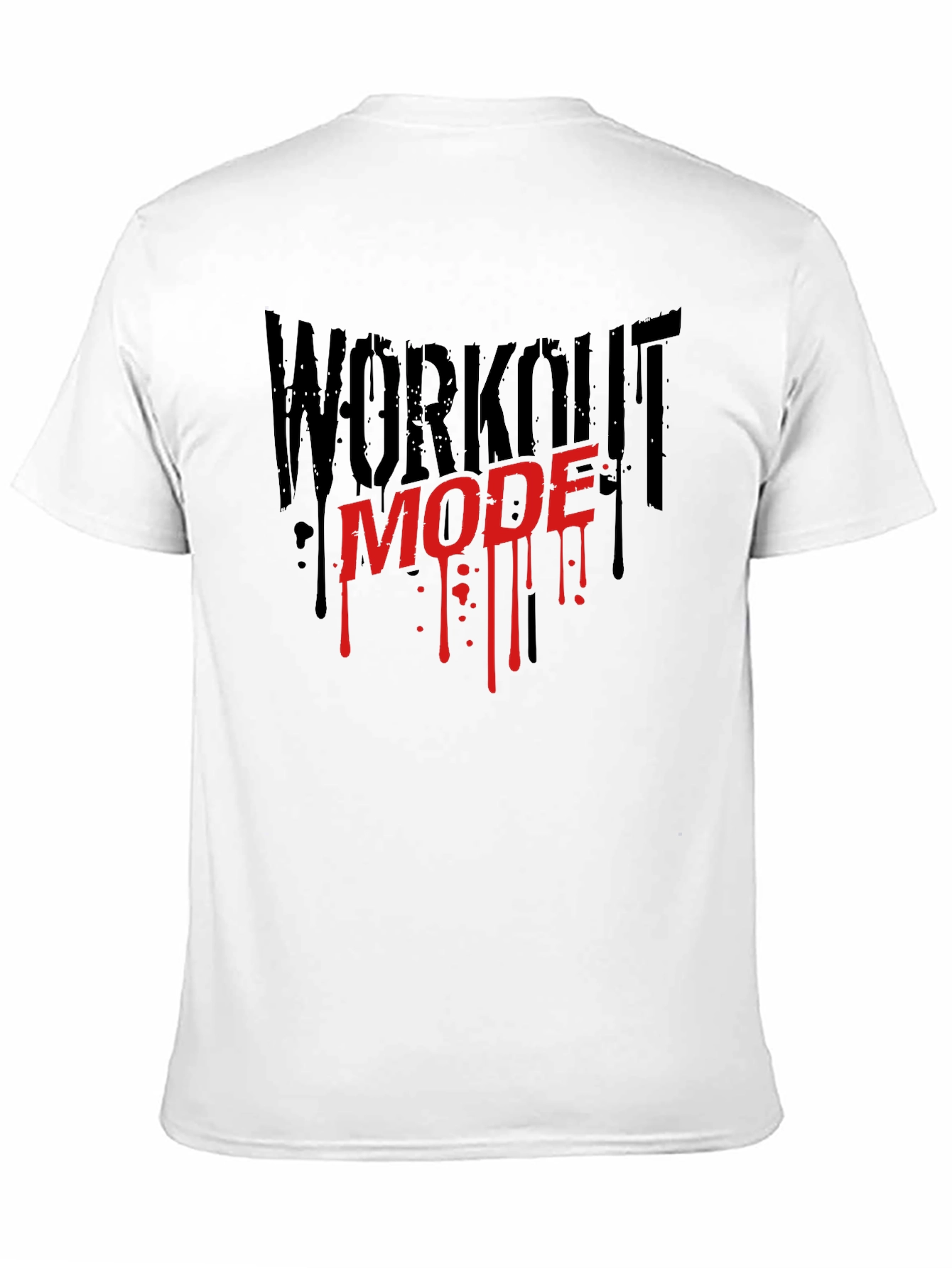 Workout Mode Graphic Tee - Gym Fitness Shirt