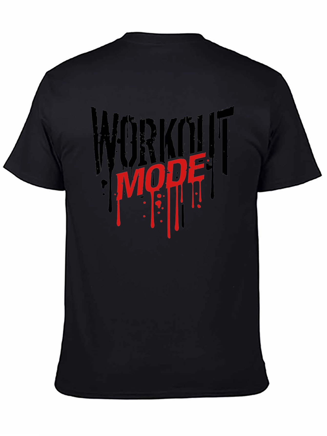 Workout Mode Graphic Tee - Gym Fitness Shirt