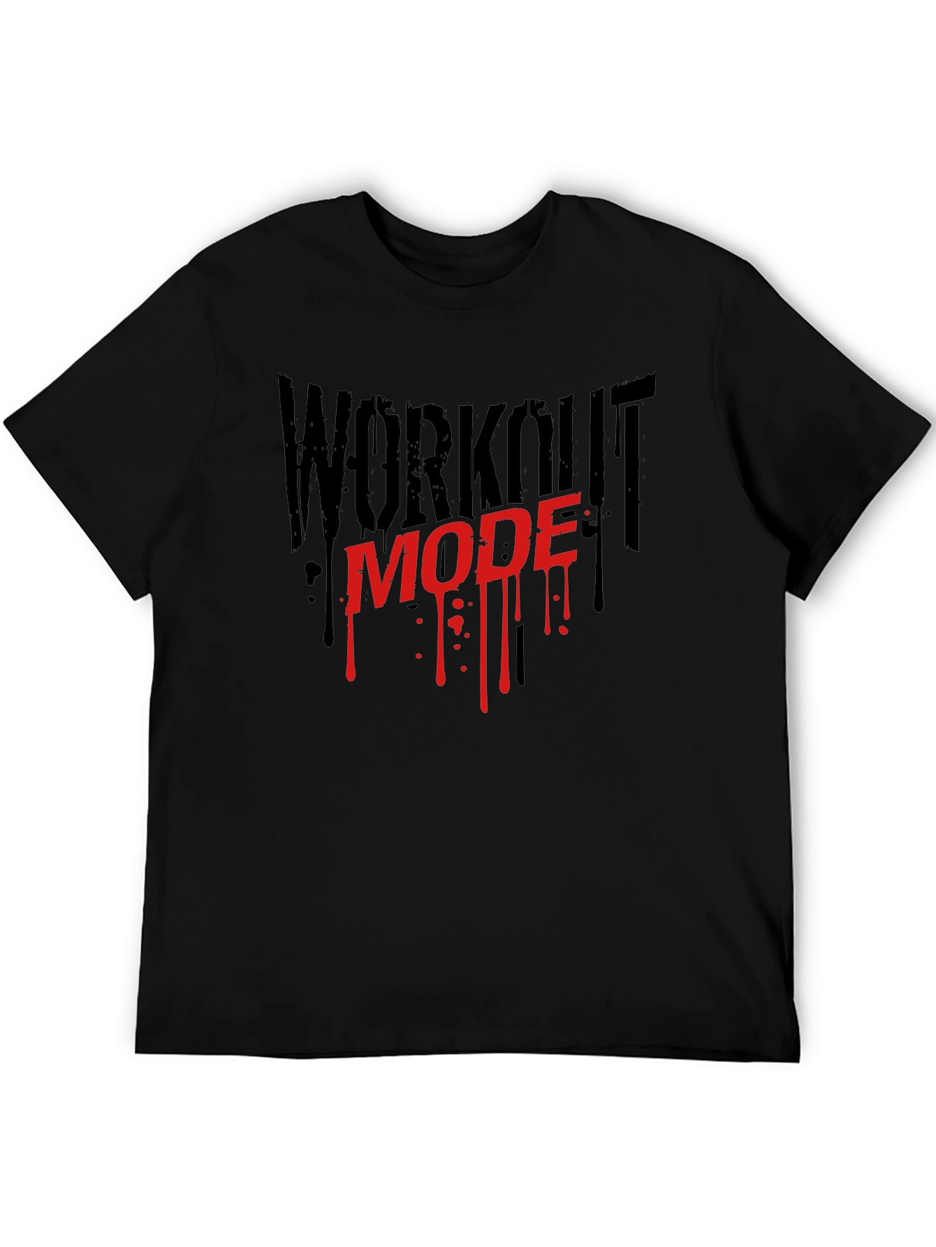 Workout Mode Graphic Tee - Gym Fitness Shirt