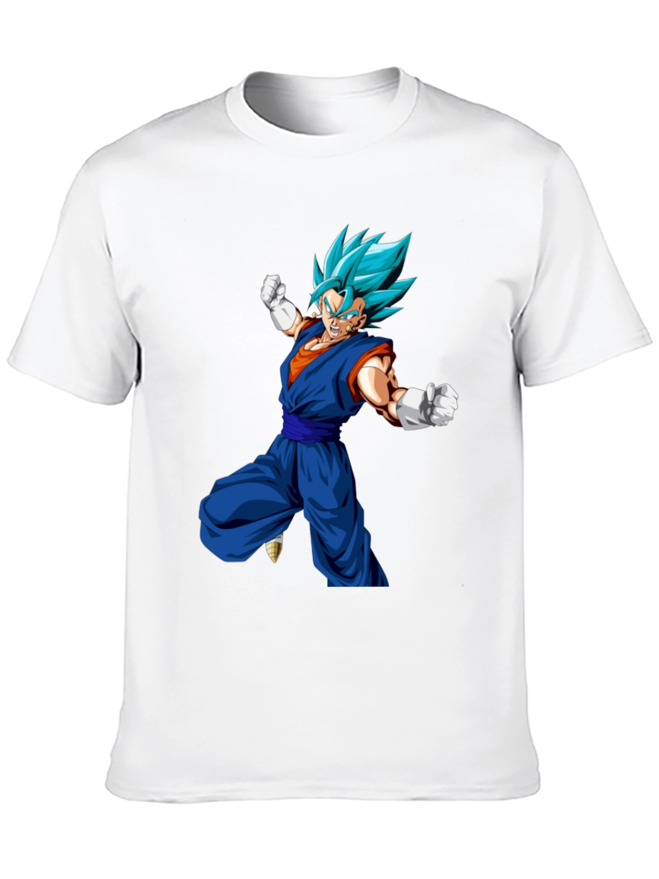 Dragon Ball Z Vegito Graphic Print Black T-Shirt