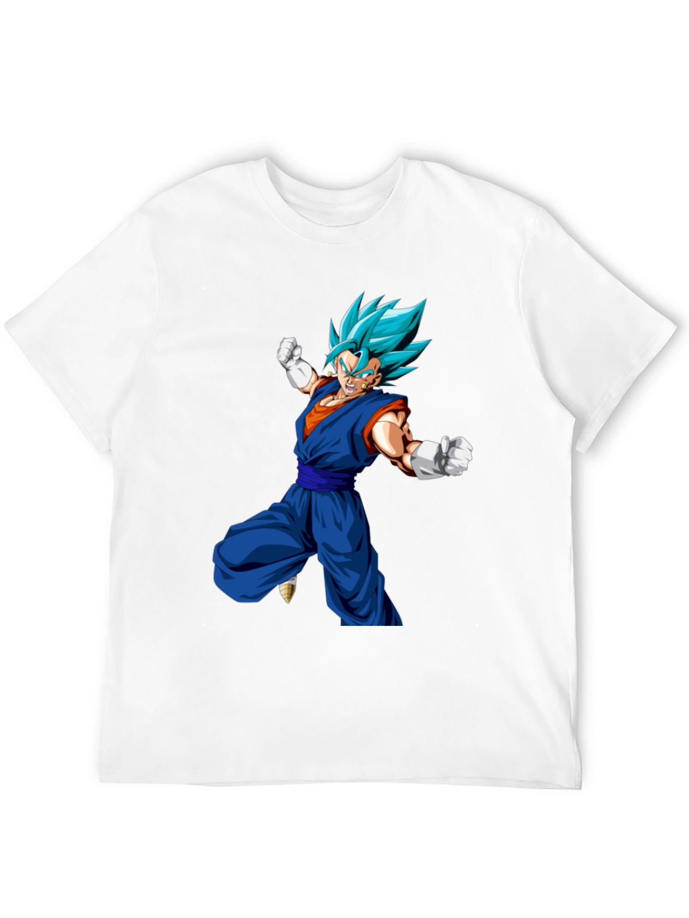 Dragon Ball Z Vegito Graphic Print Black T-Shirt