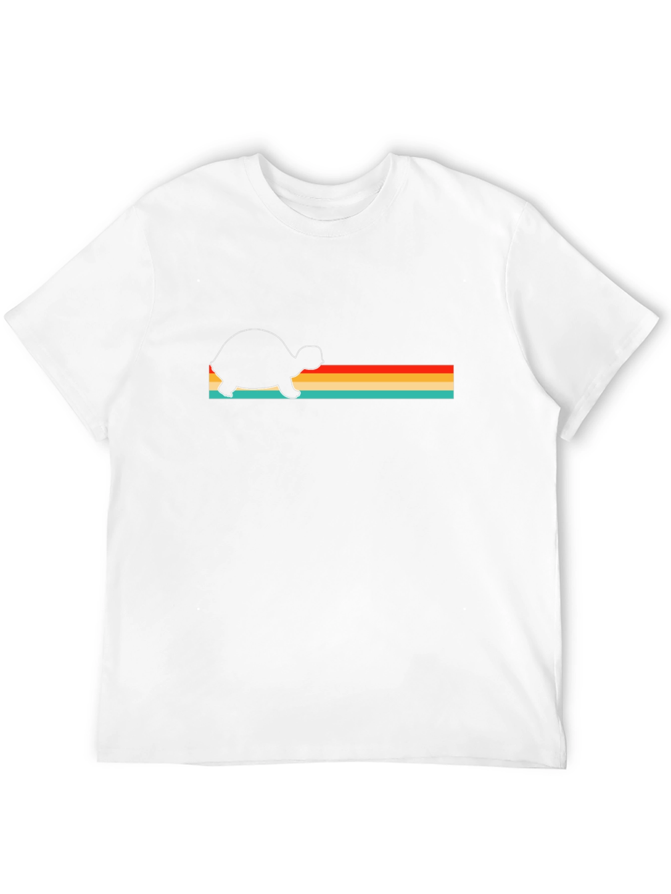 Retro Turtle Graphic Tee - Black