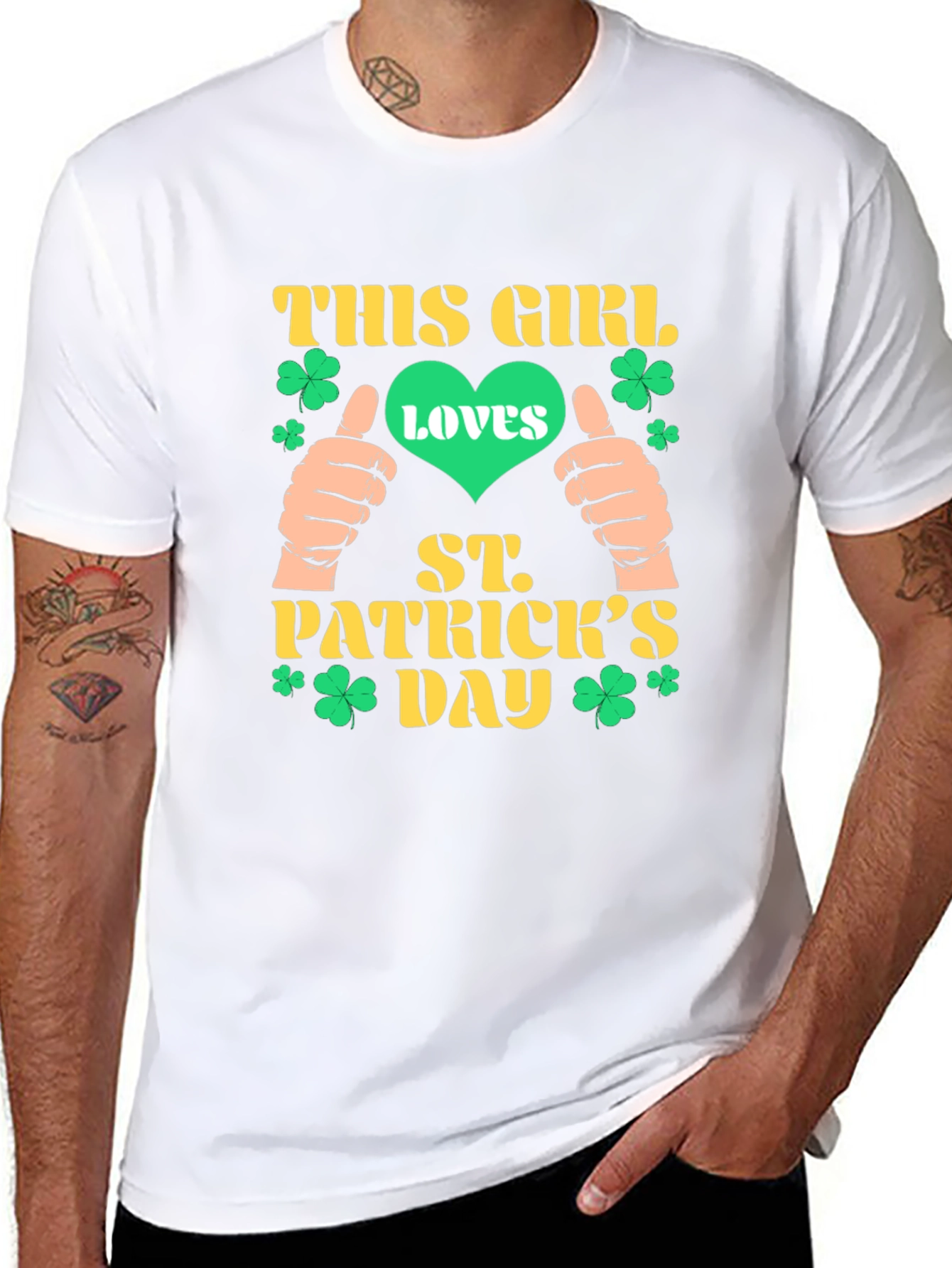 St. Patricks Day This Girl Loves T-Shirt