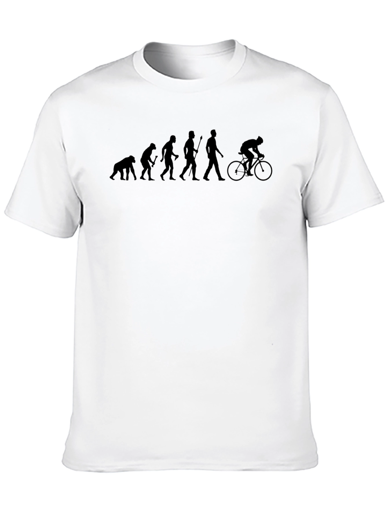 Evolution of Cyclist Graphic T-Shirt