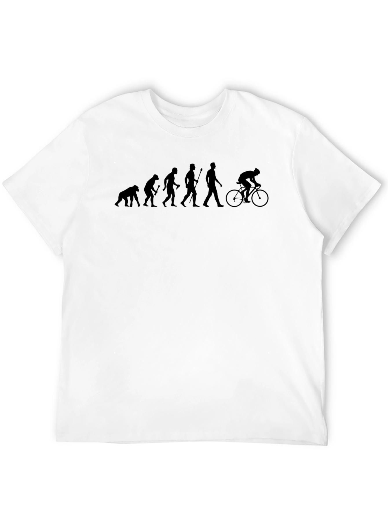 Evolution of Cyclist Graphic T-Shirt