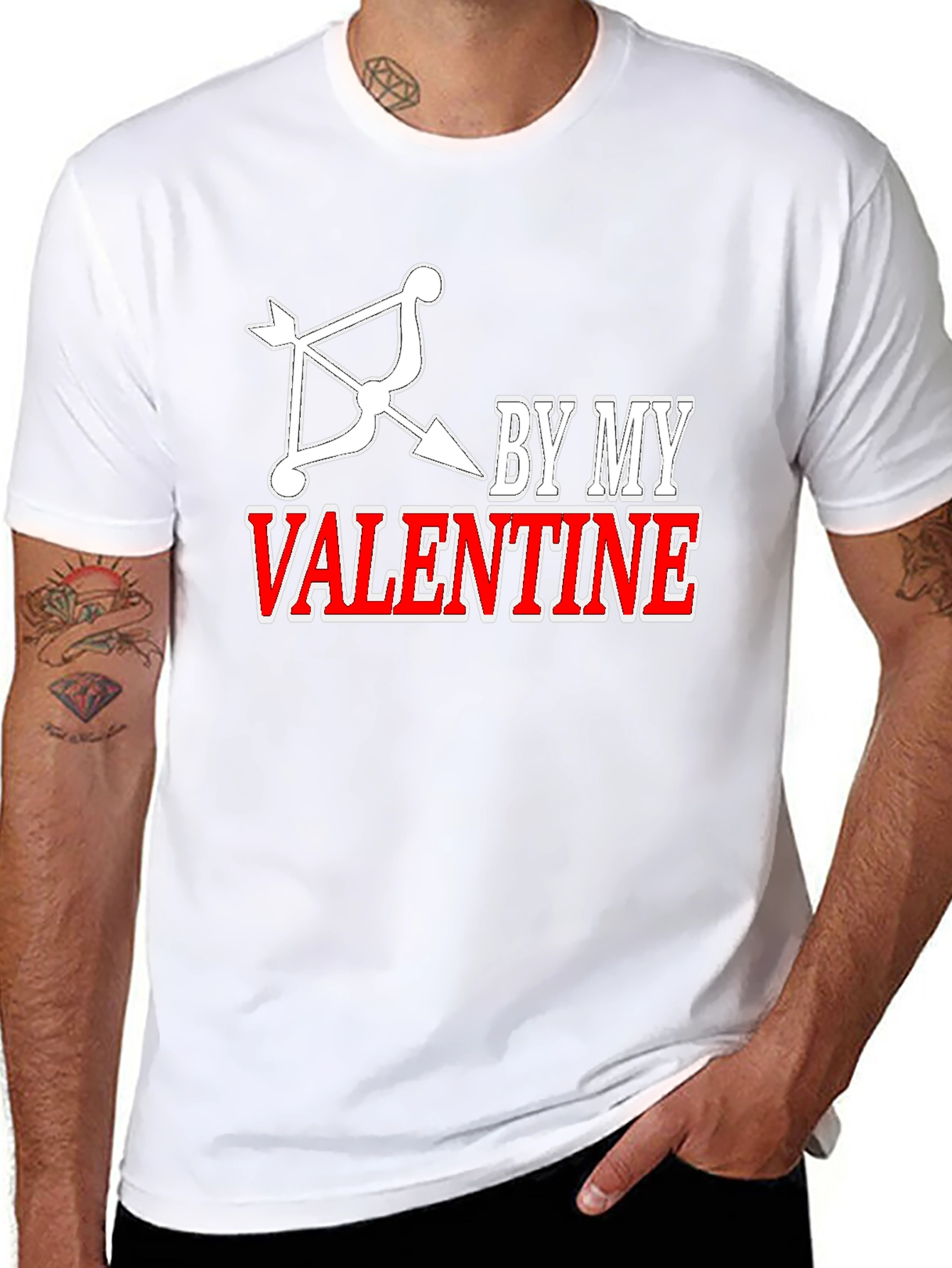 By My Valentine T-Shirt: Cupids Arrow Design