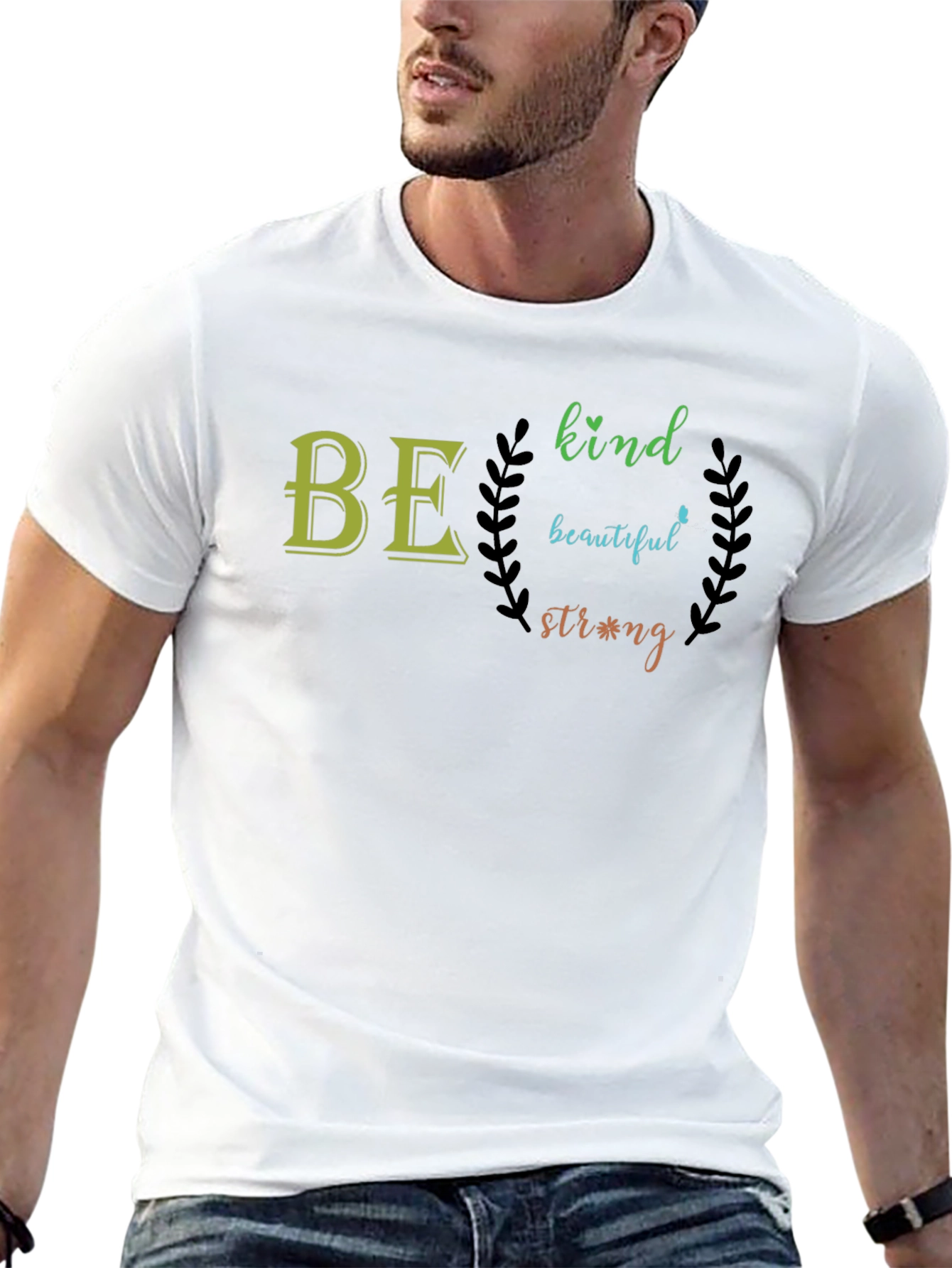 Be Kind Beautiful Strong - Graphic T-Shirt