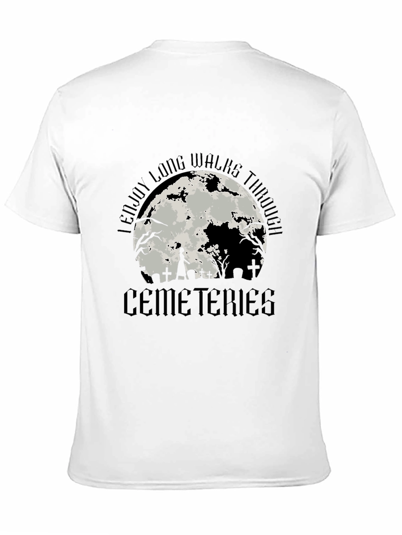 Cemeteries Walks T-Shirt Halloween Style