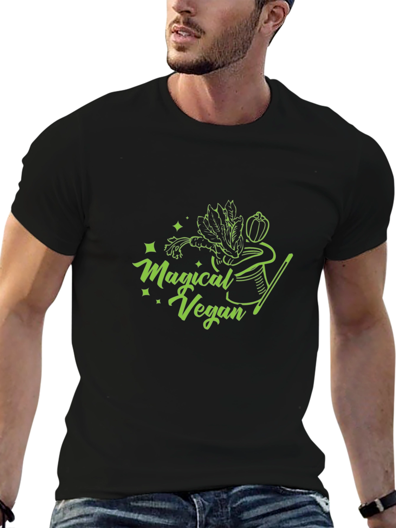 Magical Vegan Black T-Shirt