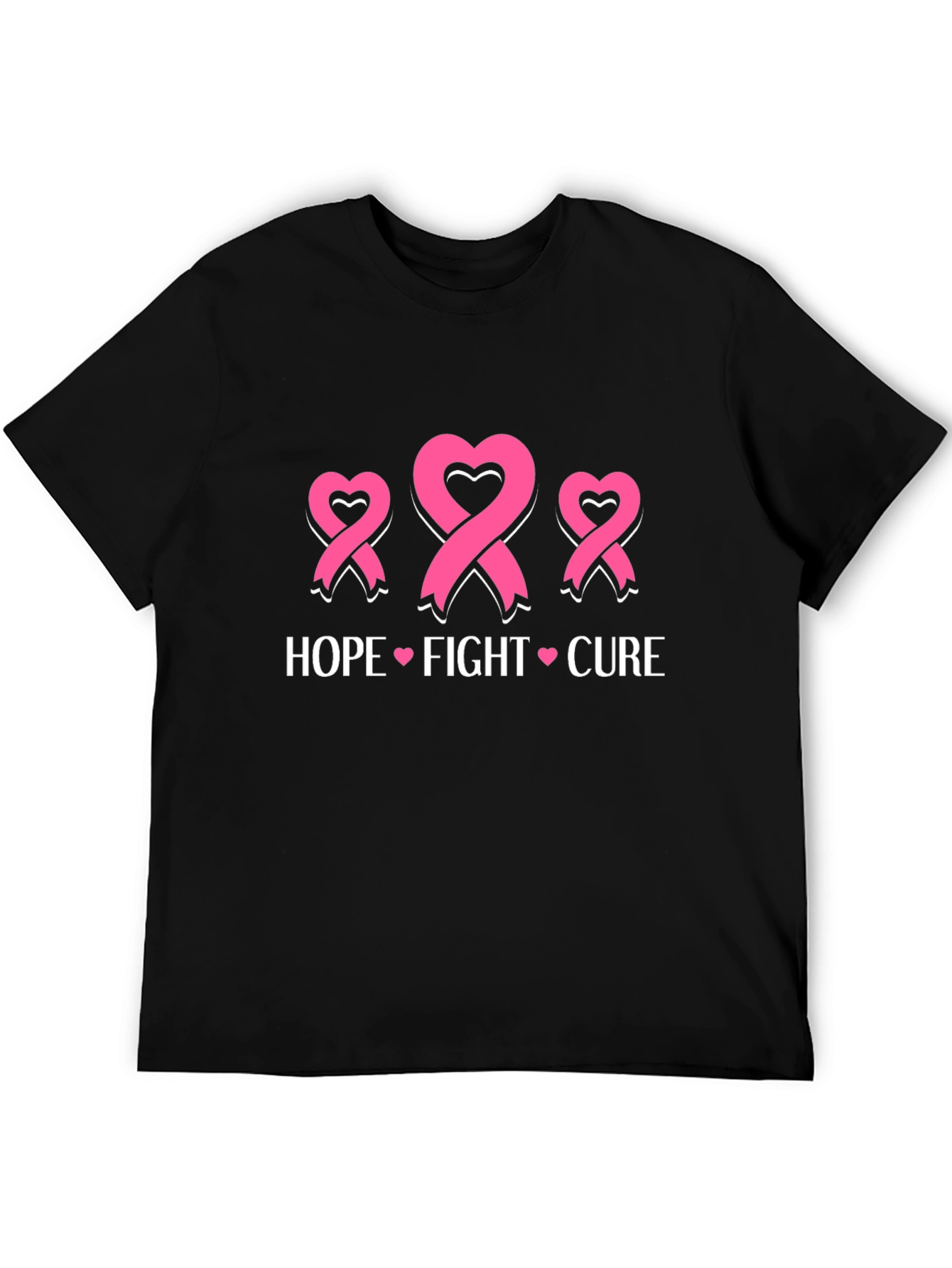 Hope Fight Cure Breast Cancer Awareness T-Shirt