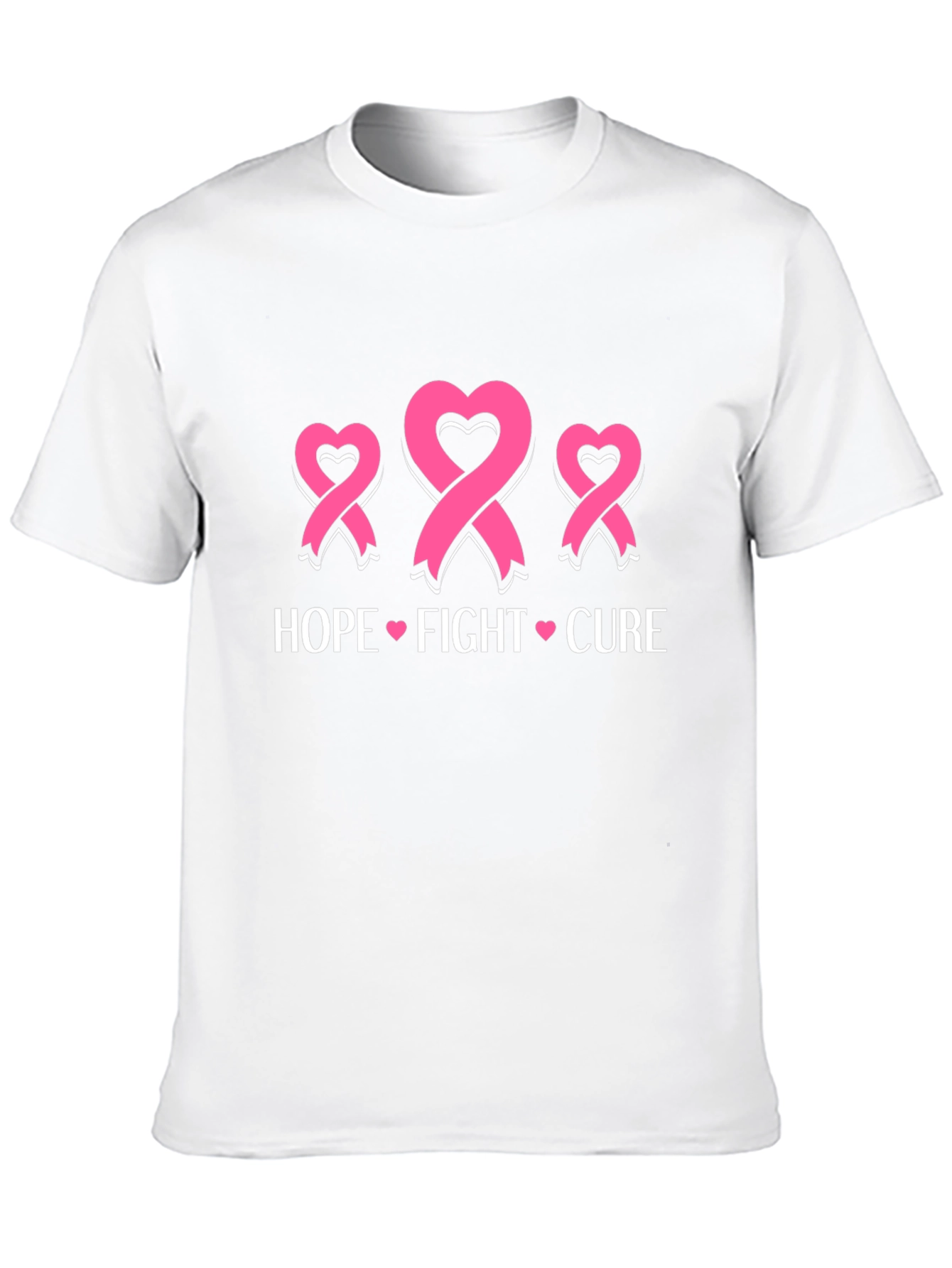 Hope Fight Cure Breast Cancer Awareness T-Shirt