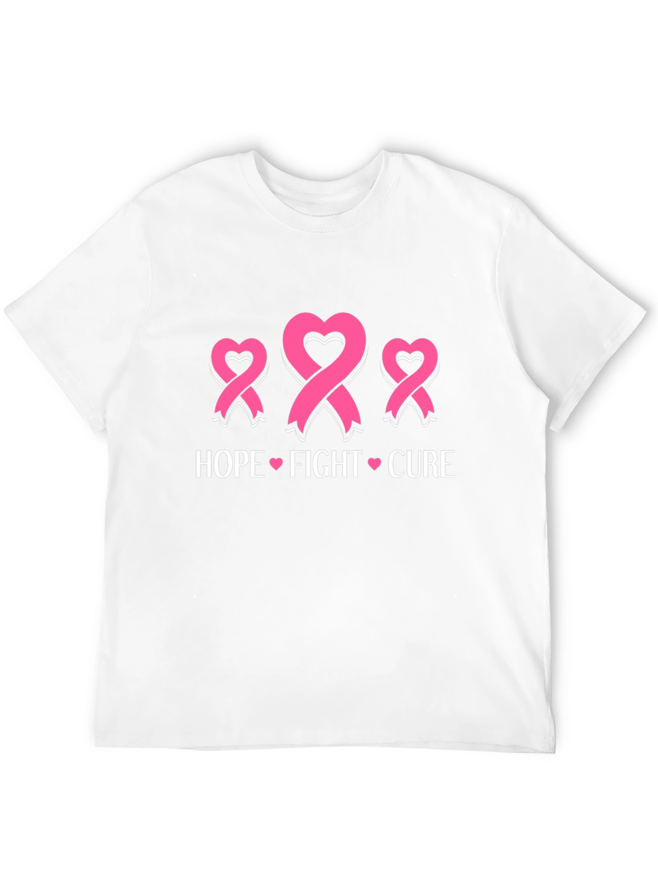 Hope Fight Cure Breast Cancer Awareness T-Shirt