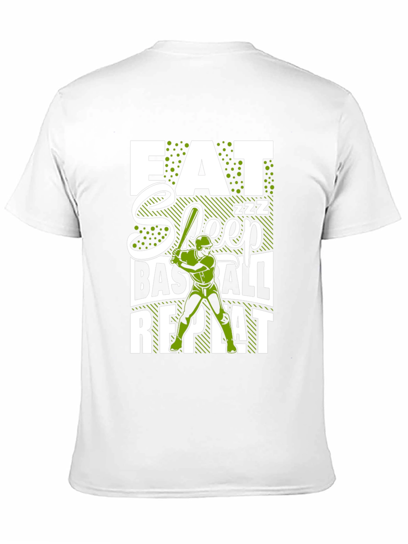 Eat Sleep Baseball Repeat Black T-Shirt
