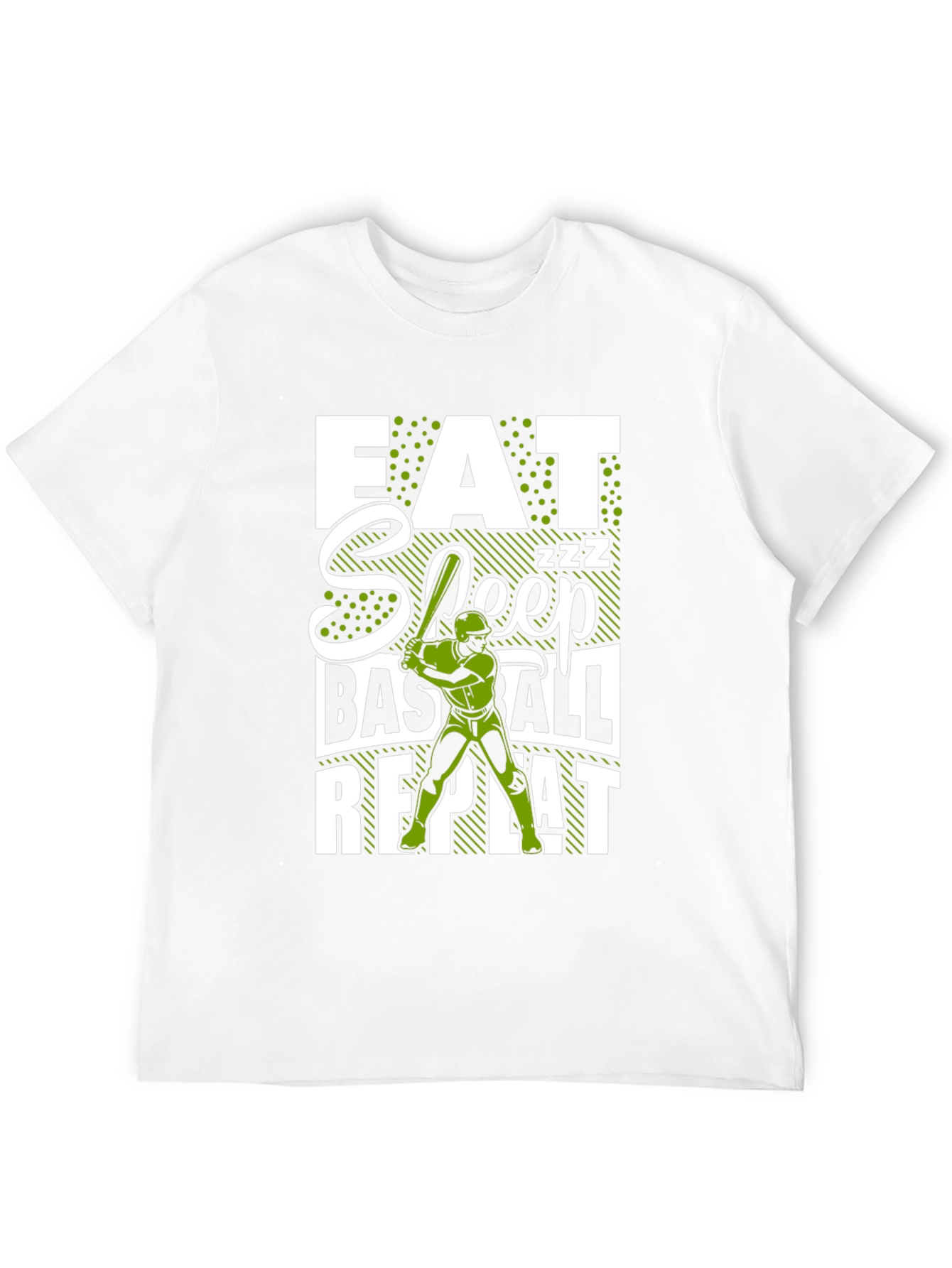 Eat Sleep Baseball Repeat Black T-Shirt