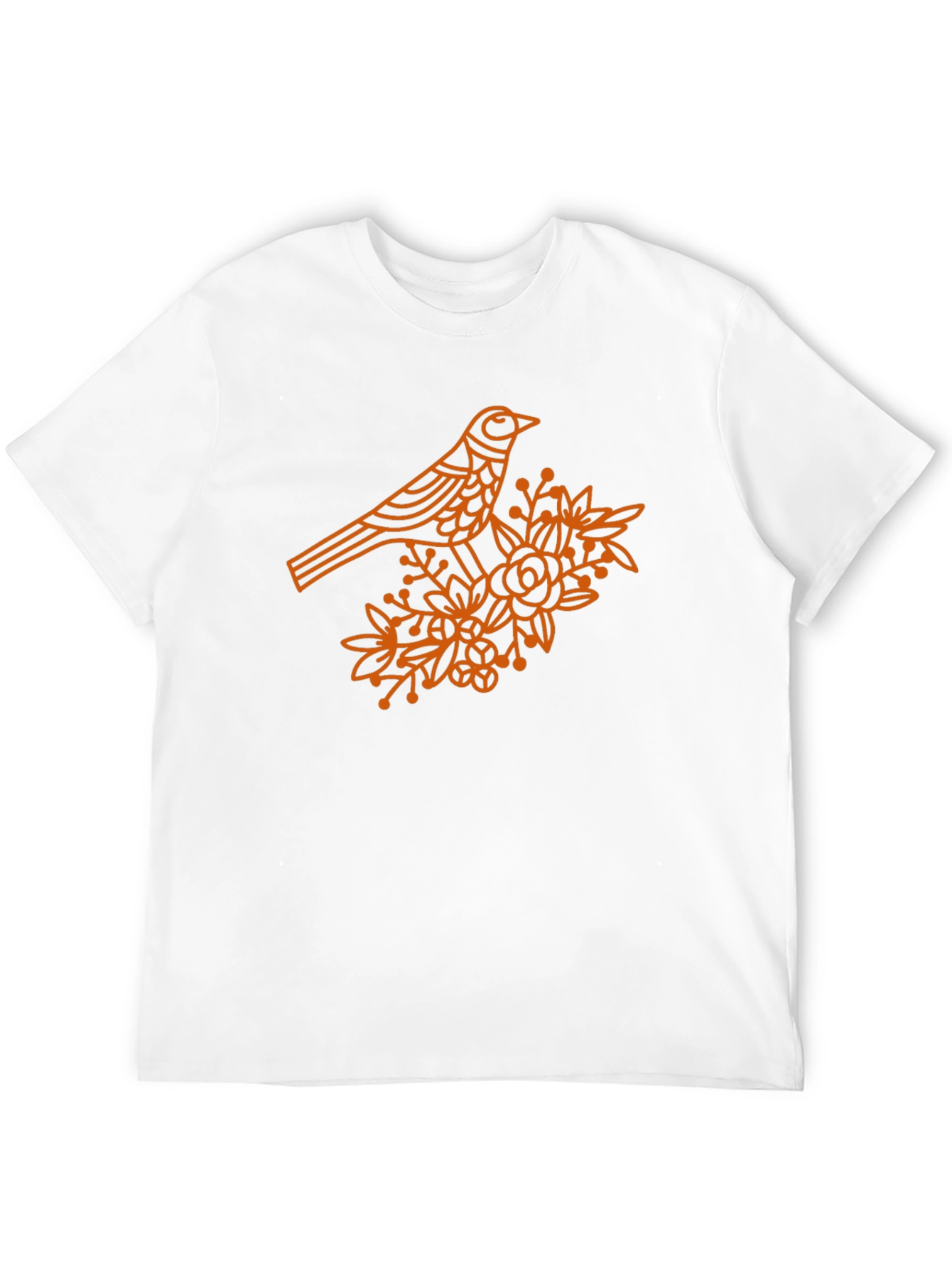 Bird & Floral Print Tee