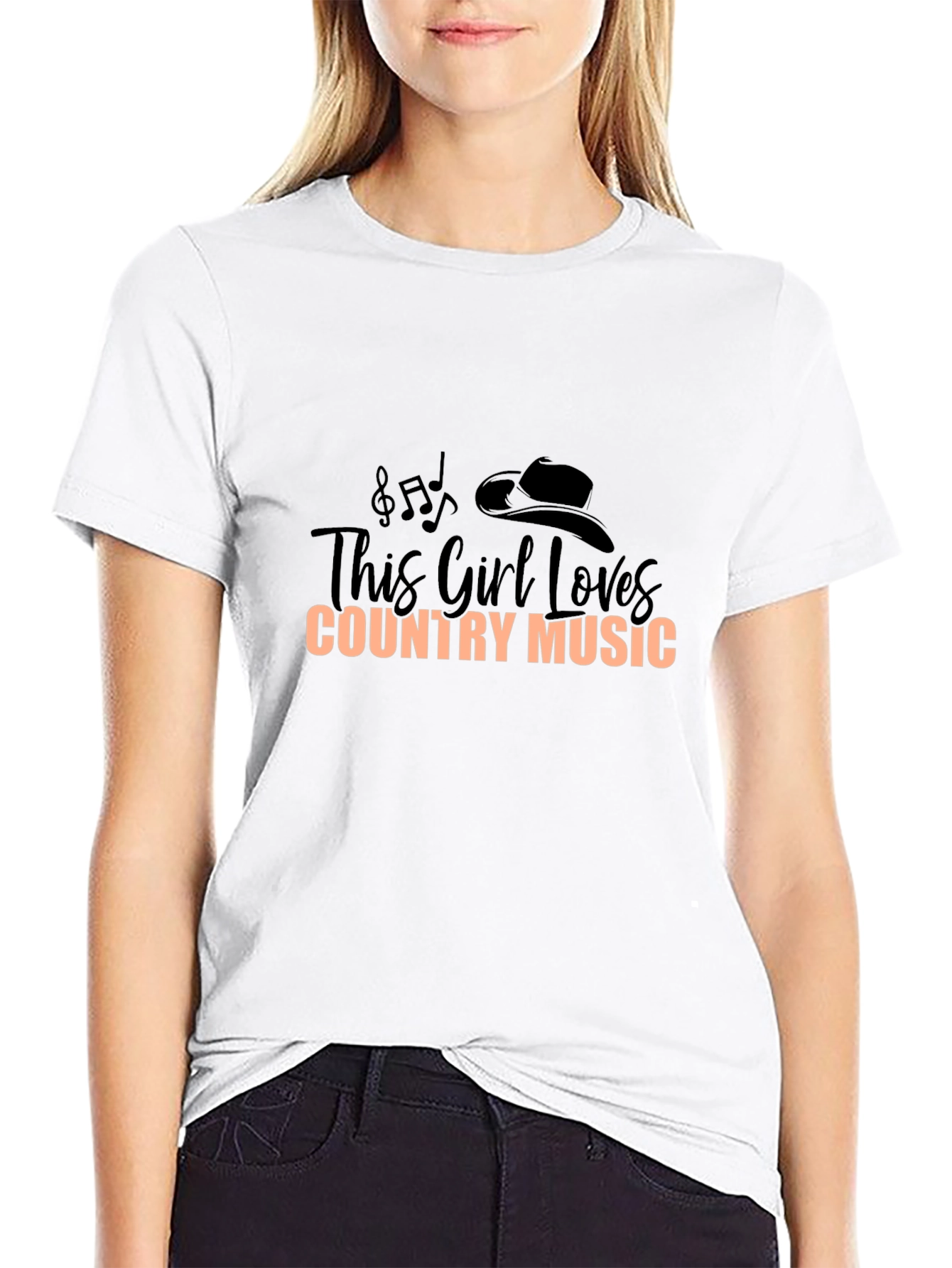 This Girl Loves Country Music T-Shirt