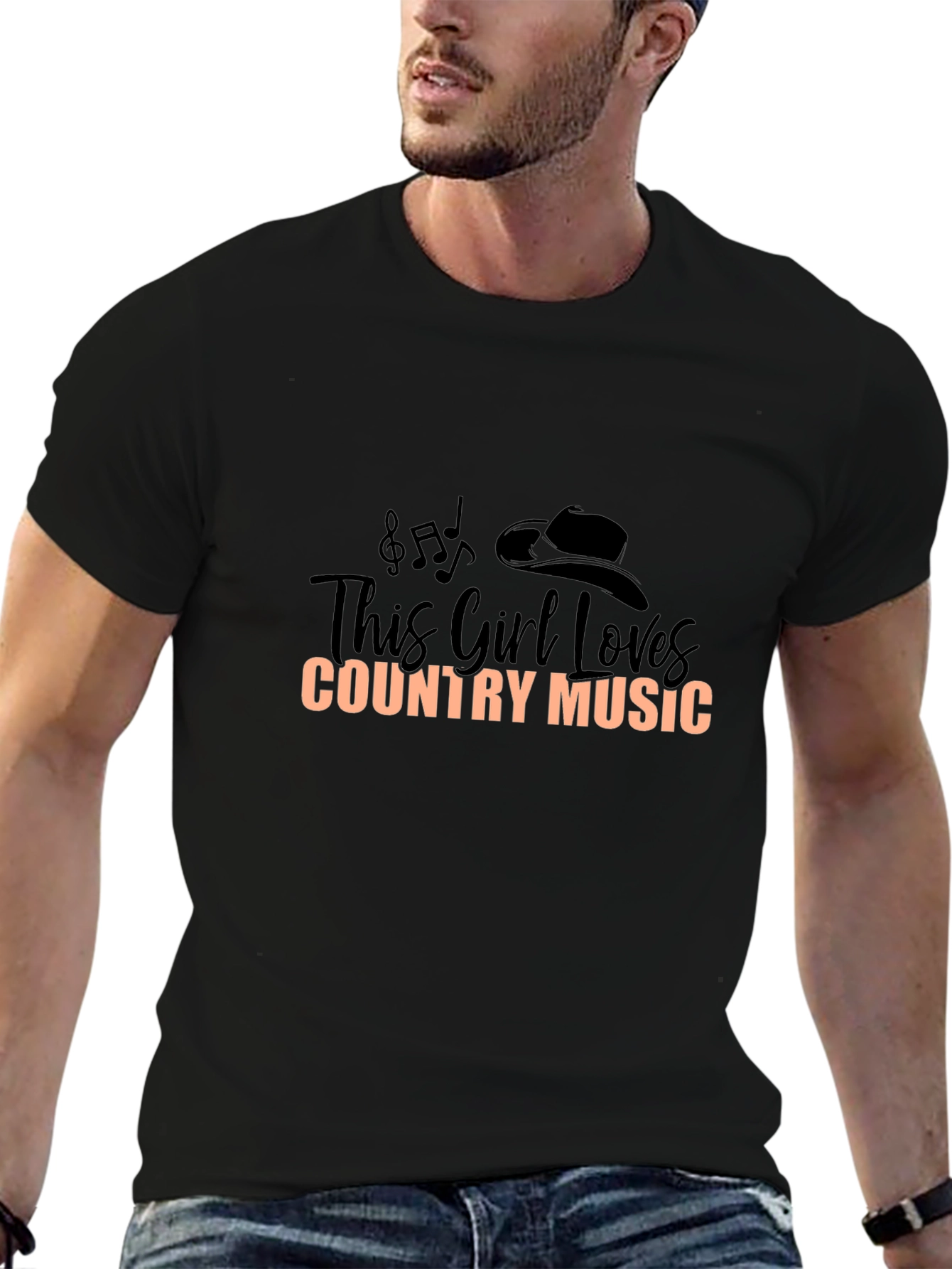 This Girl Loves Country Music T-Shirt
