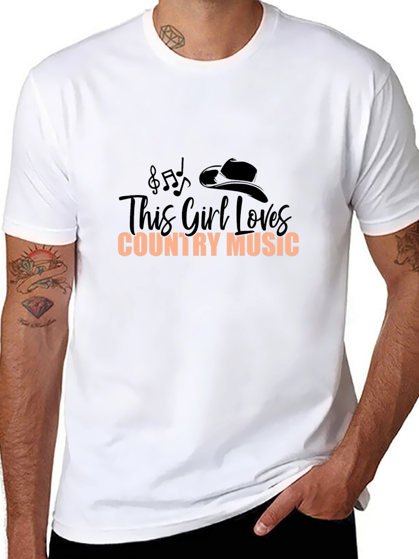 This Girl Loves Country Music T-Shirt
