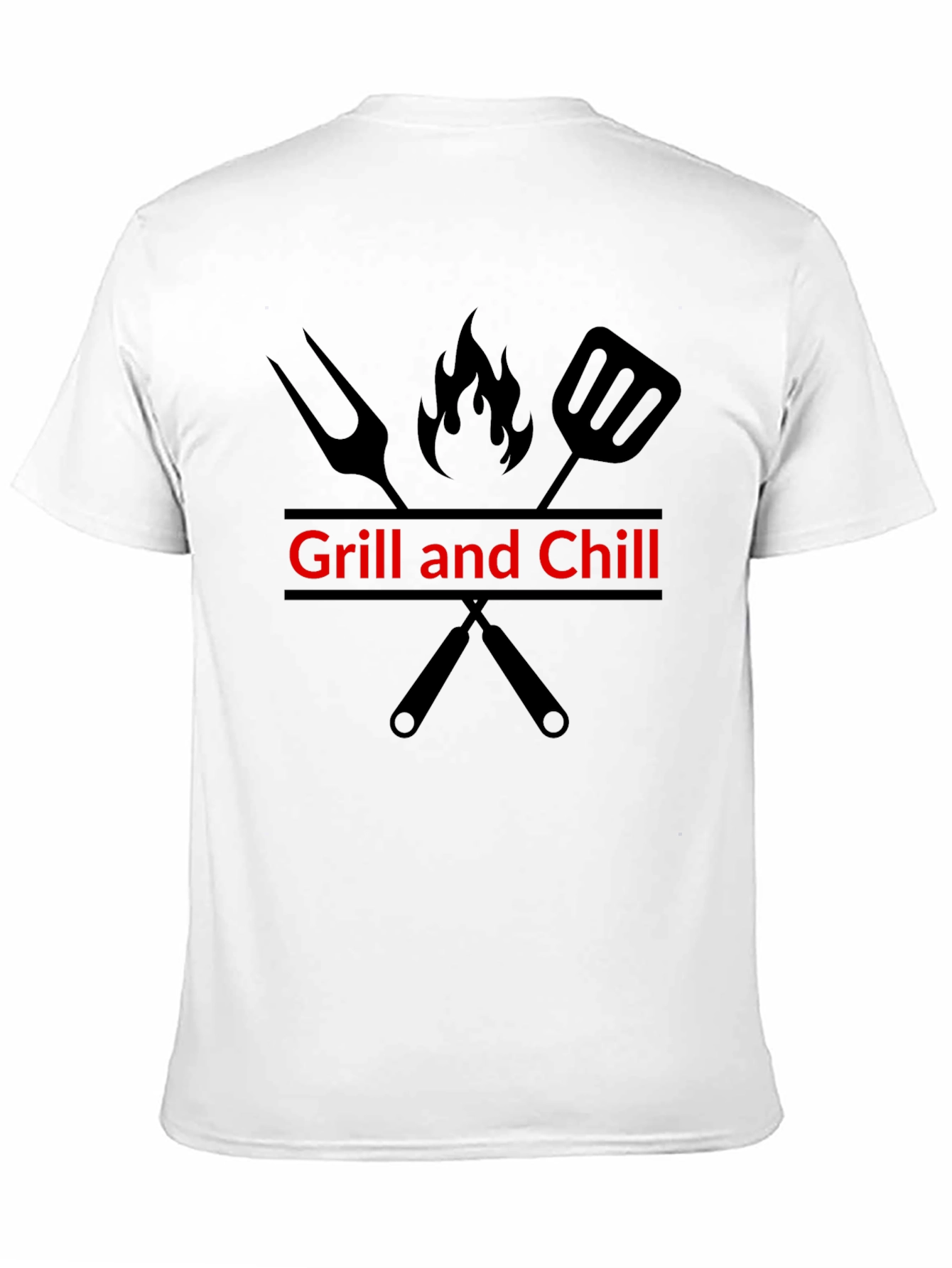 Grill and Chill Graphic T-Shirt - BBQ Vibes