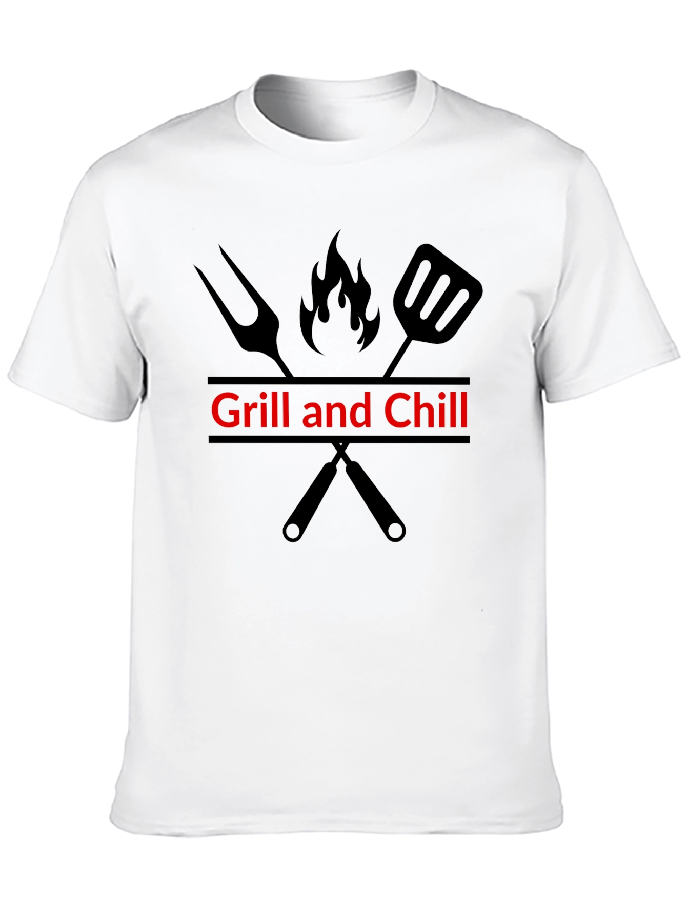 Grill and Chill Graphic T-Shirt - BBQ Vibes