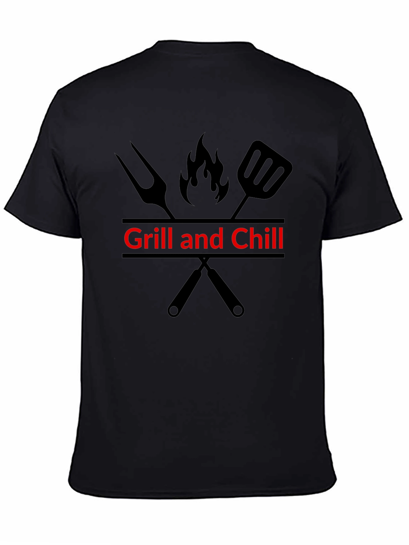 Grill and Chill Graphic T-Shirt - BBQ Vibes