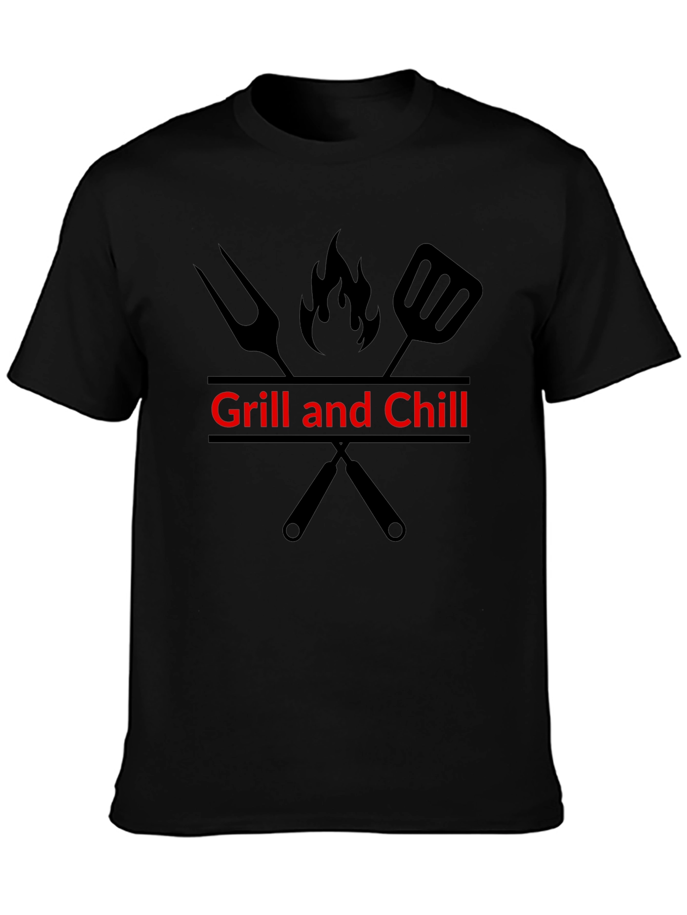 Grill and Chill Graphic T-Shirt - BBQ Vibes