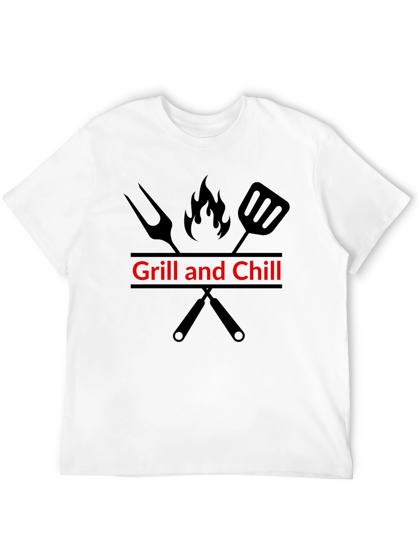 Grill and Chill Graphic T-Shirt - BBQ Vibes