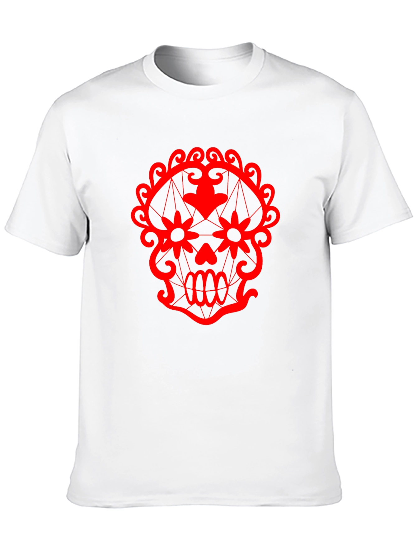 Sugar Skull Graphic Tee - Mens Black T-Shirt