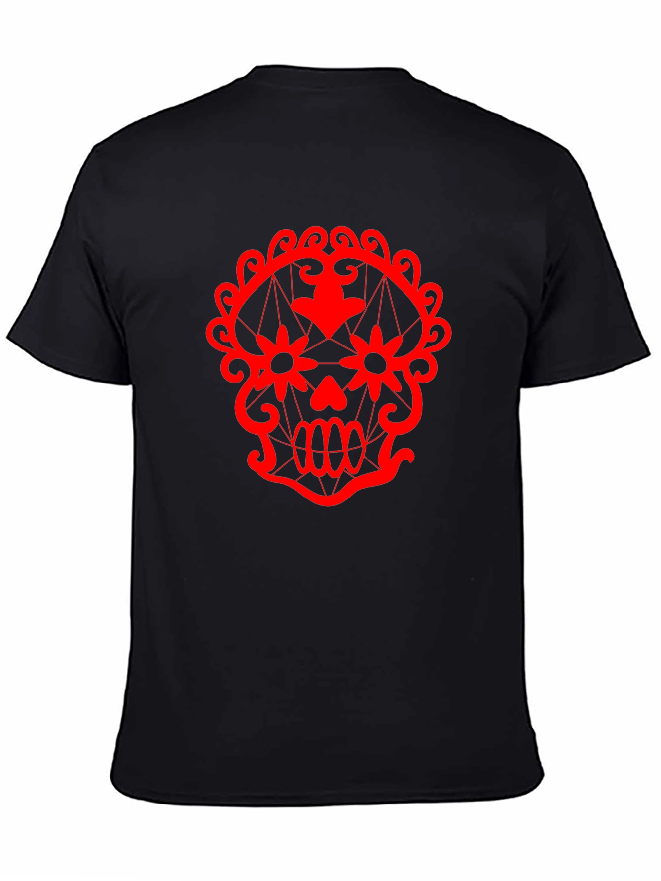 Sugar Skull Graphic Tee - Mens Black T-Shirt