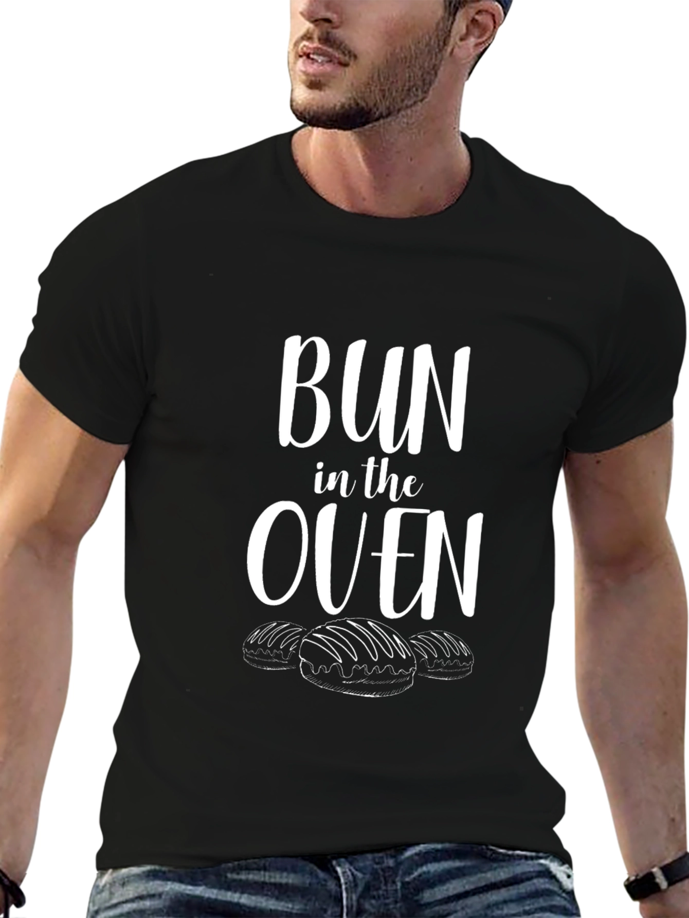 Bun in the Oven Pregnancy Announcement T-Shirt