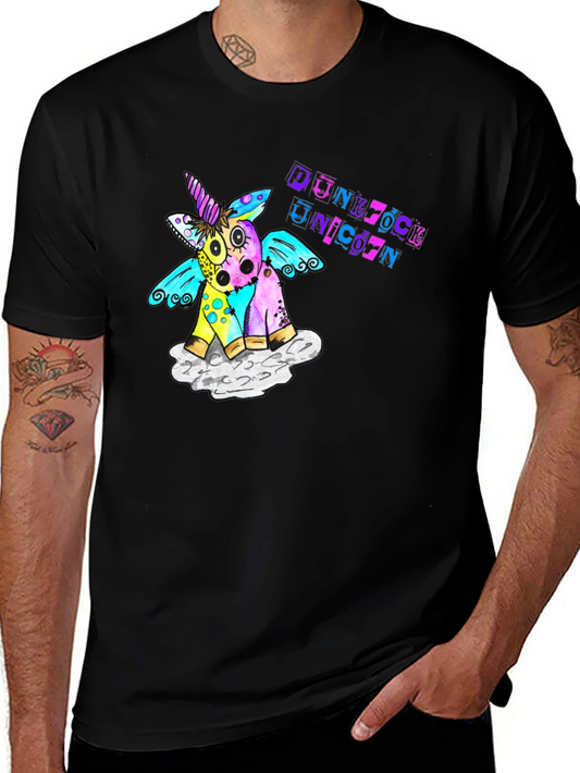 Punk Rock Unicorn Graphic T-Shirt