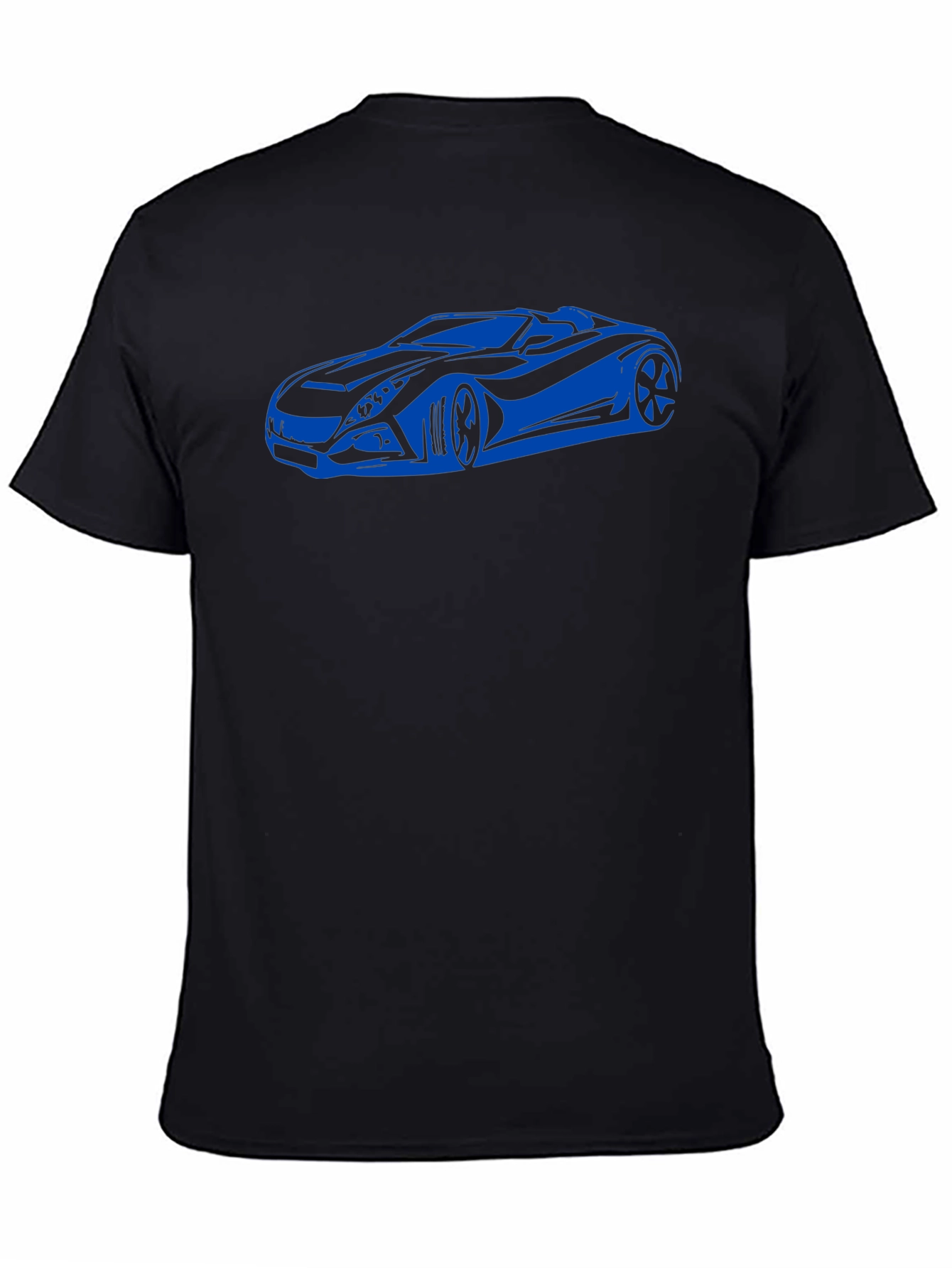 Cool Car Graphic Black T-Shirt - Stylish and Trendy