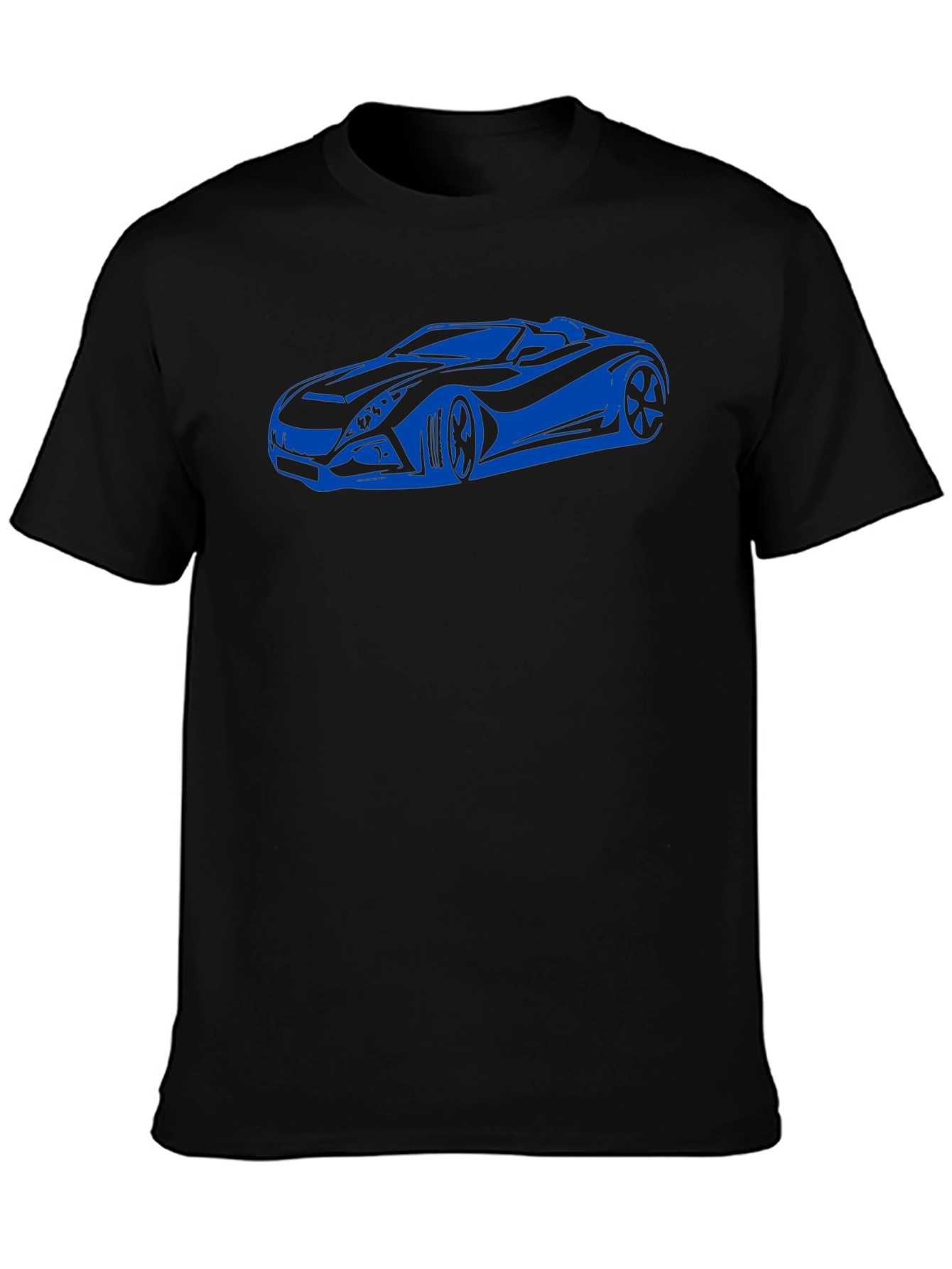 Cool Car Graphic Black T-Shirt - Stylish and Trendy