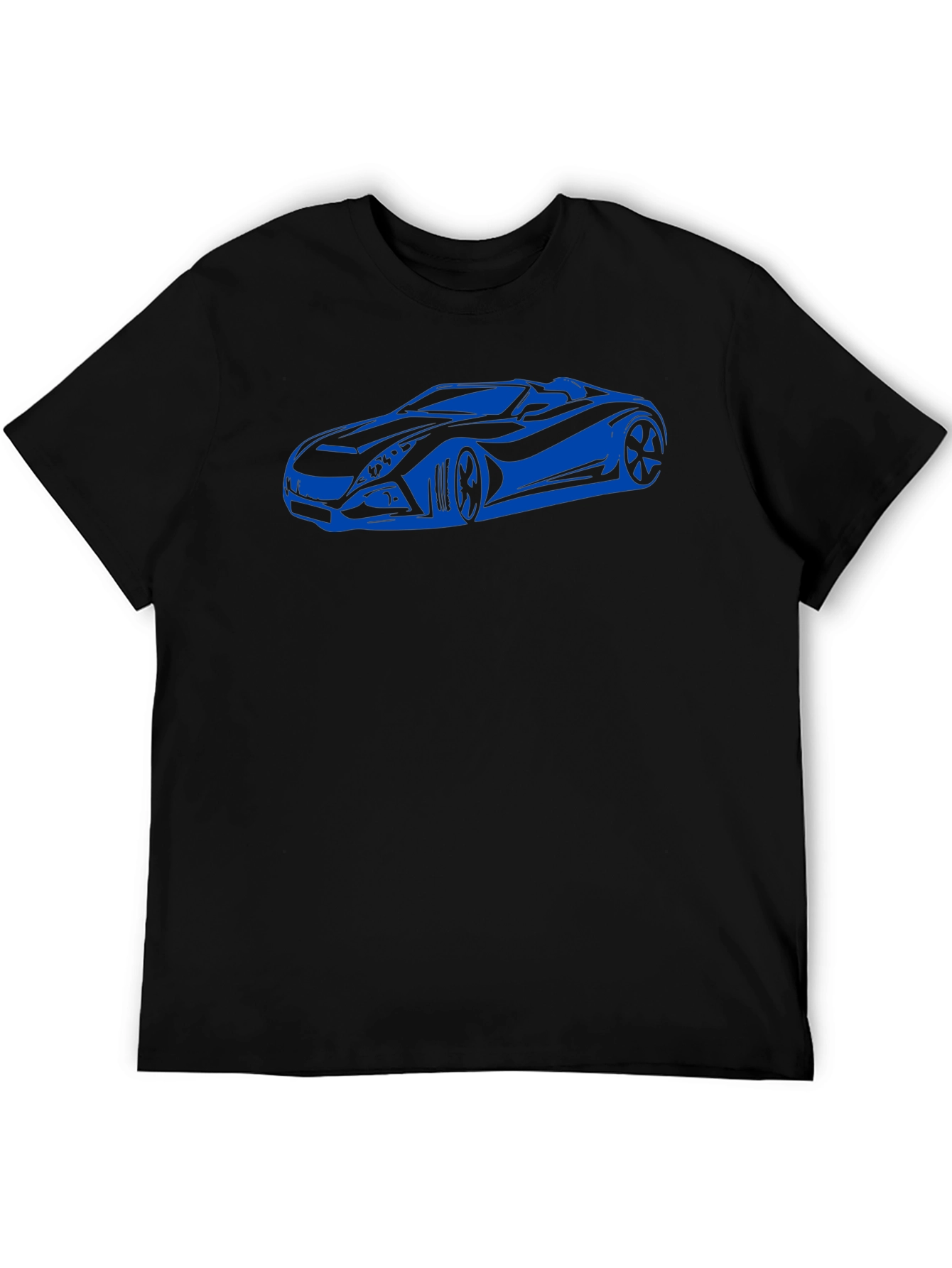 Cool Car Graphic Black T-Shirt - Stylish and Trendy