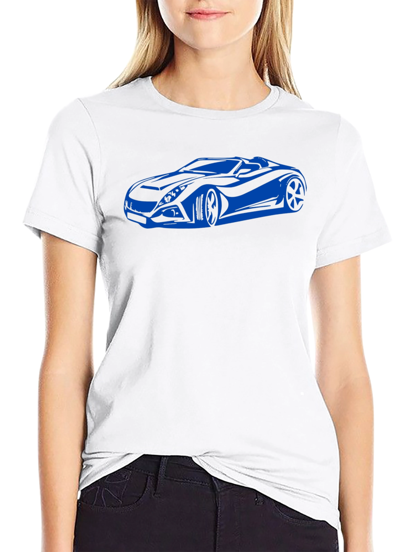 Cool Car Graphic Black T-Shirt - Stylish and Trendy