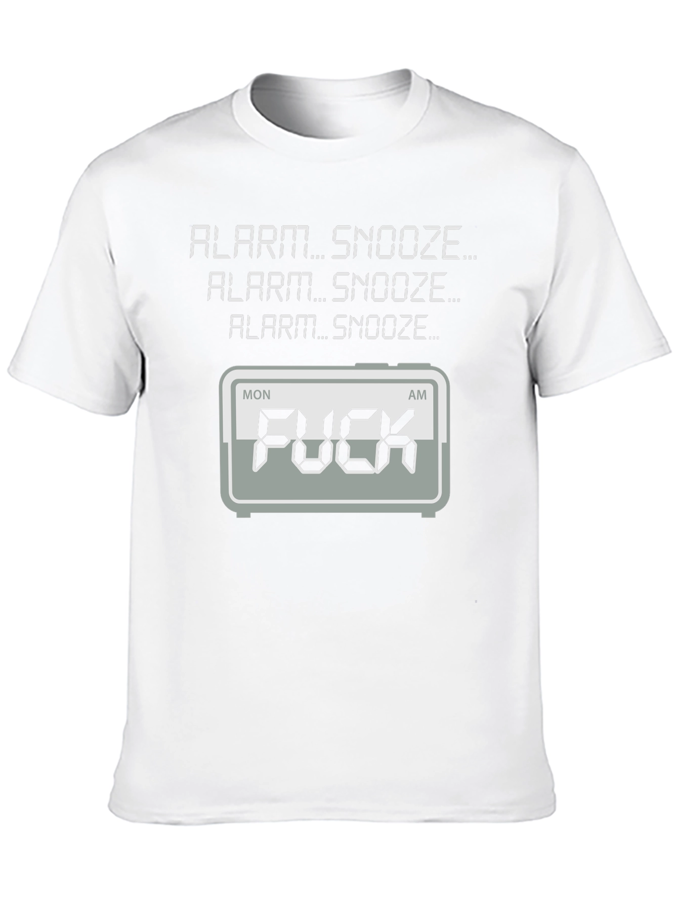Alarm Snooze Funny Graphic T-Shirt