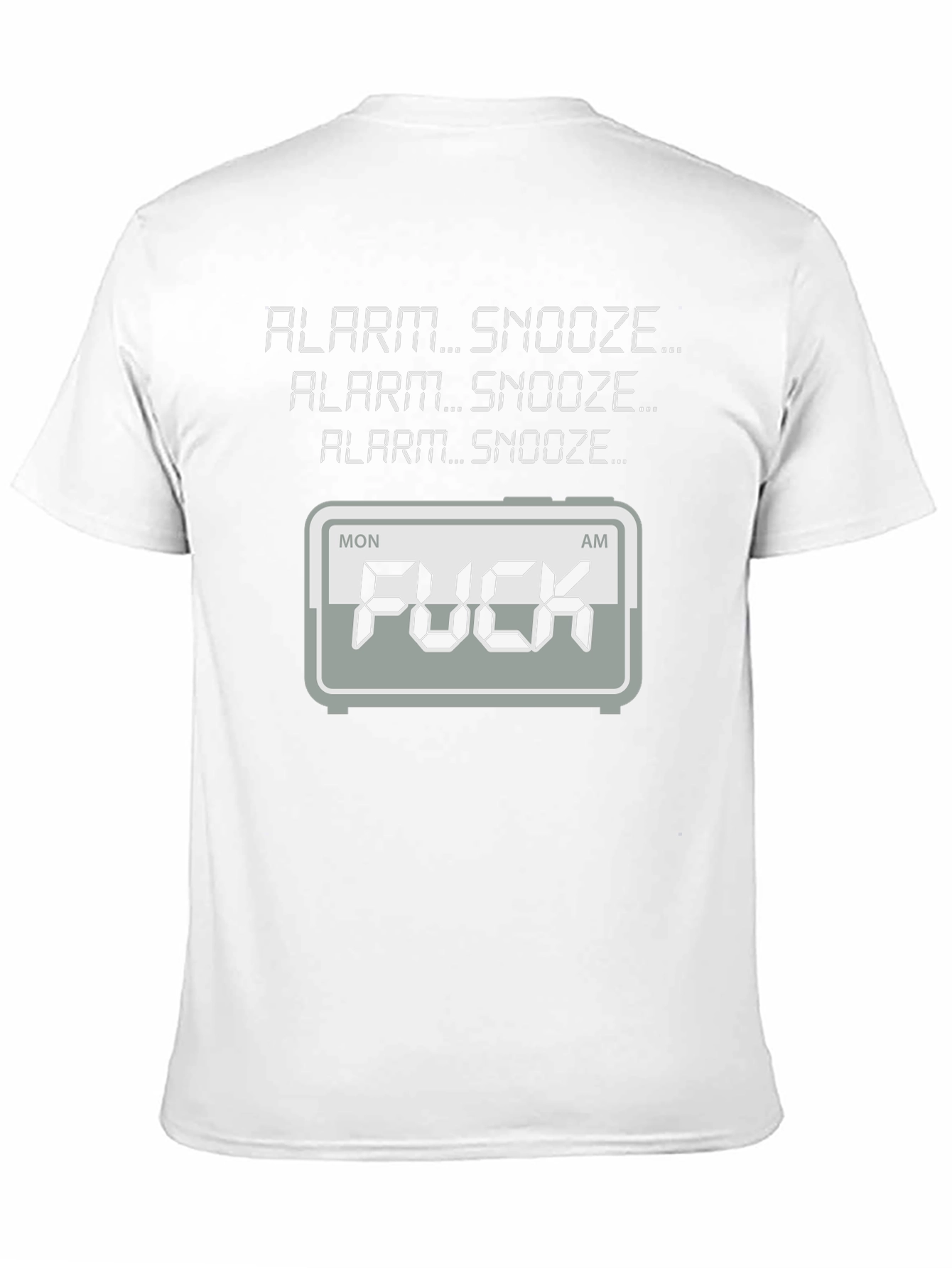 Alarm Snooze Funny Graphic T-Shirt