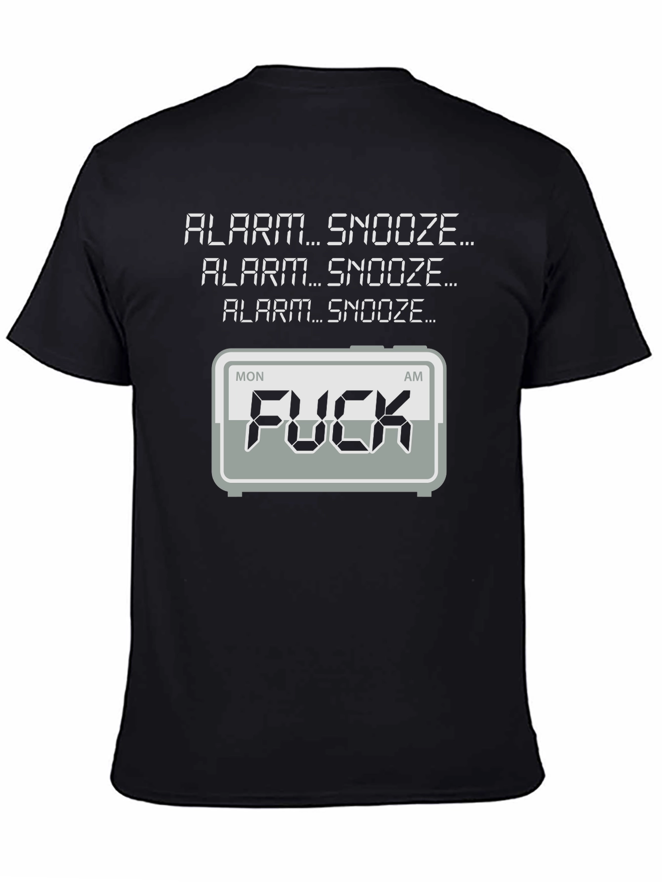 Alarm Snooze Funny Graphic T-Shirt