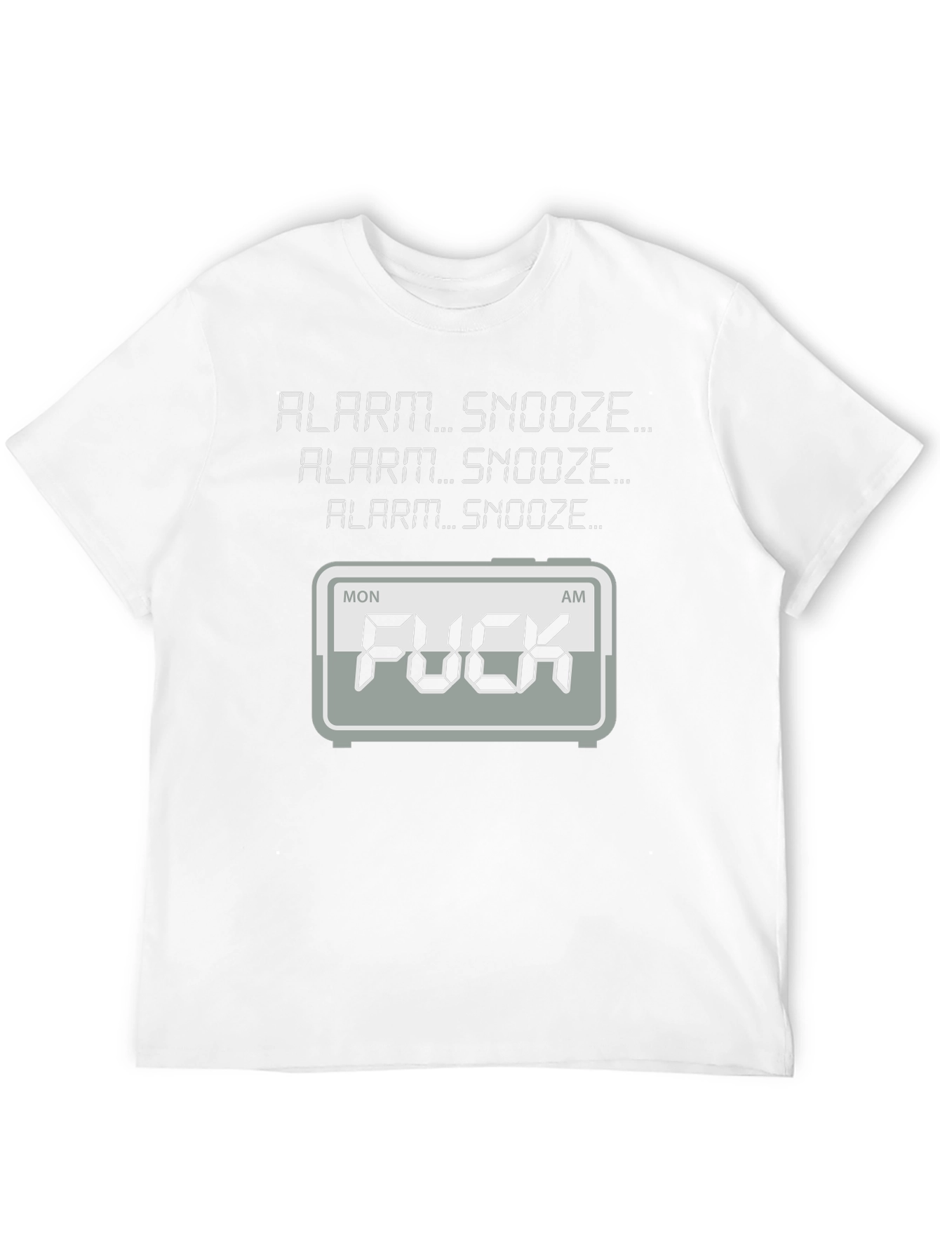 Alarm Snooze Funny Graphic T-Shirt