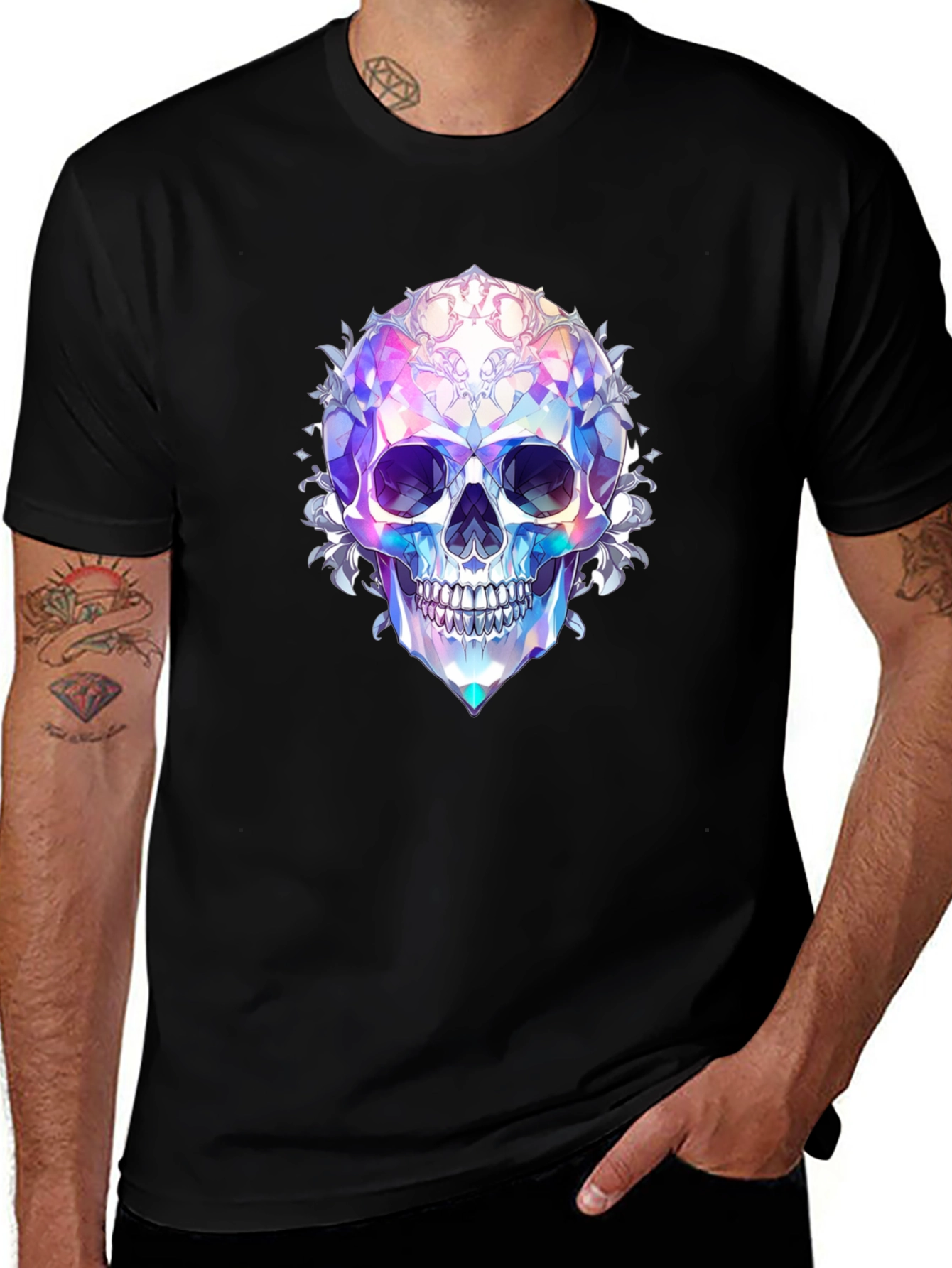 Prismatic Skull Graphic Tee