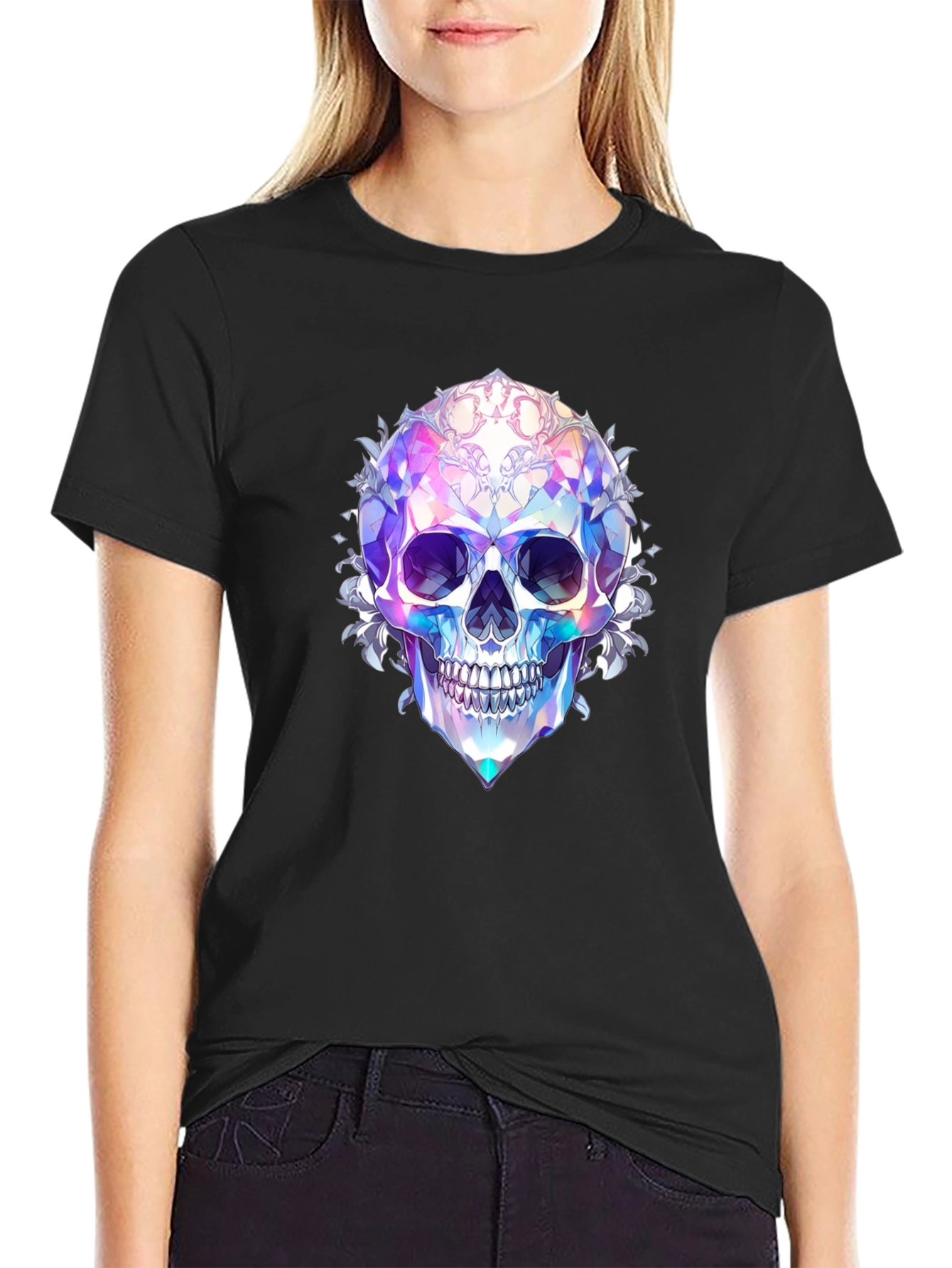 Prismatic Skull Graphic Tee